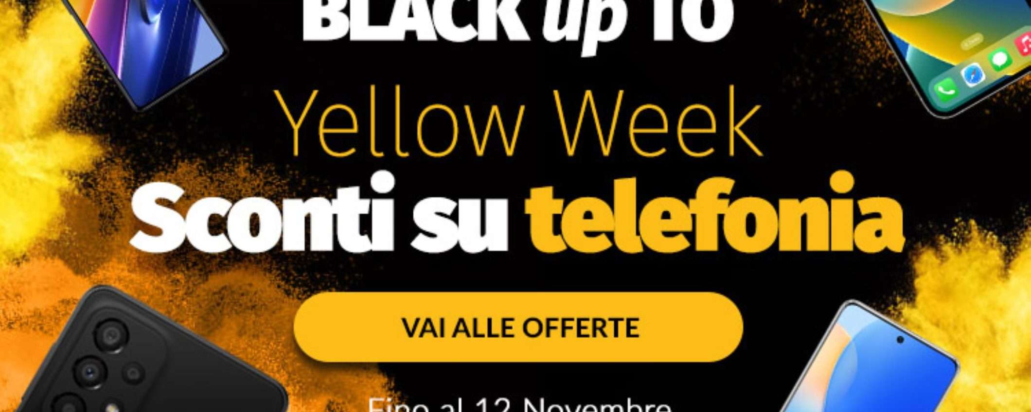 Su ePRICE la Yellow Week profuma di Black Friday: super offerte su smartphone e auricolari