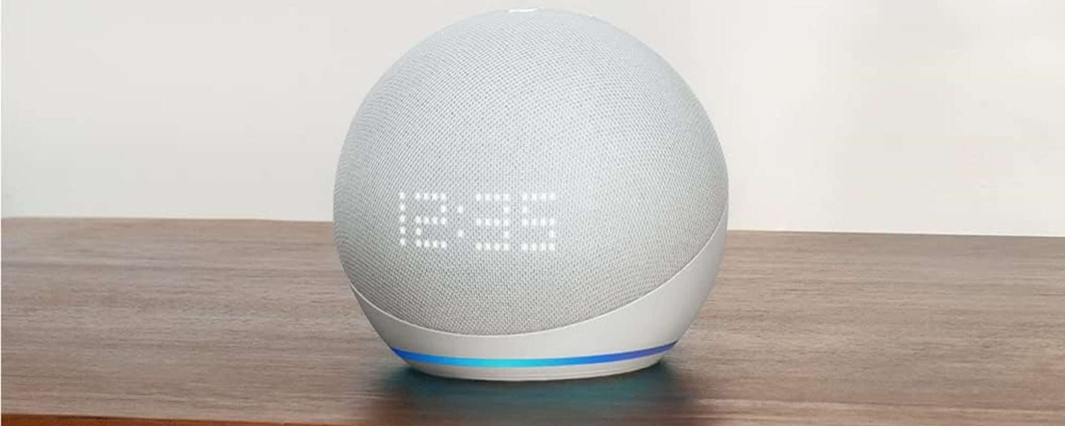 Echo Dot 5 con orologio: lo sconto del 40% è da cogliere al volo! Echo Dot 5 con orologio: lo sconto del 40% è da cogliere al volo!