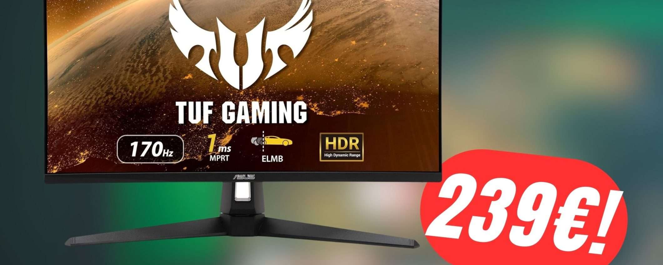 Uno dei Monitor da Gaming più amati è in offerta su Amazon! Uno dei Monitor da Gaming più amati è in offerta su Amazon!
