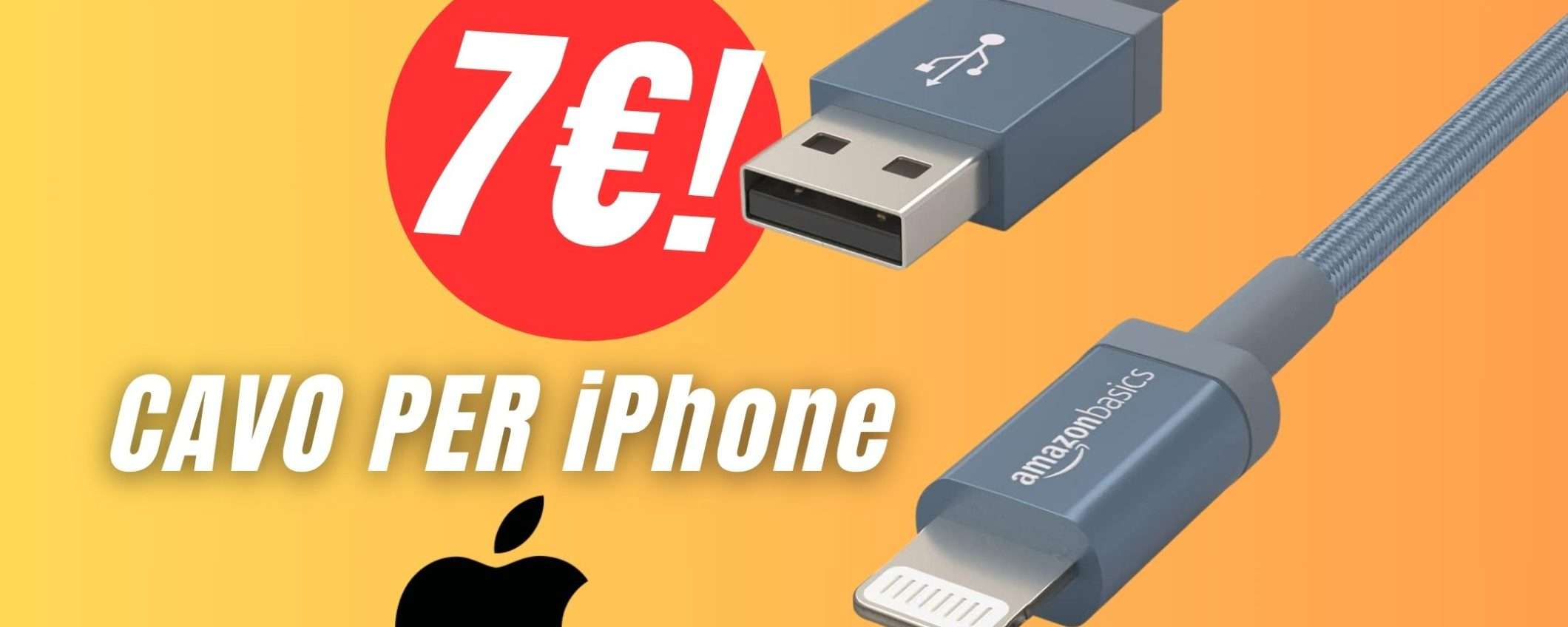 Cambia il tuo vecchio Cavo per iPhone grazie a questo sconto del 20%! Cambia il tuo vecchio Cavo per iPhone grazie a questo sconto del 20%!