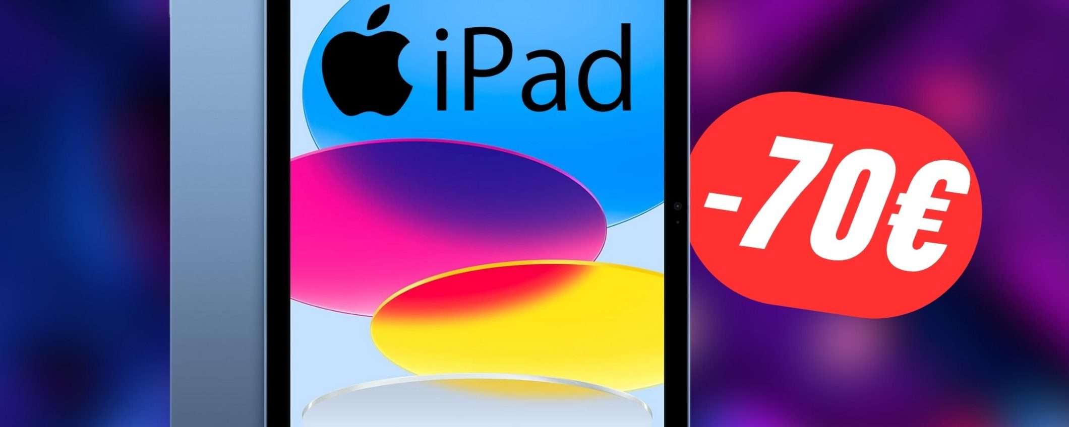 Apple iPad (2022) è SCONTATO di ben 70€! Apple iPad (2022) è SCONTATO di ben 70€!