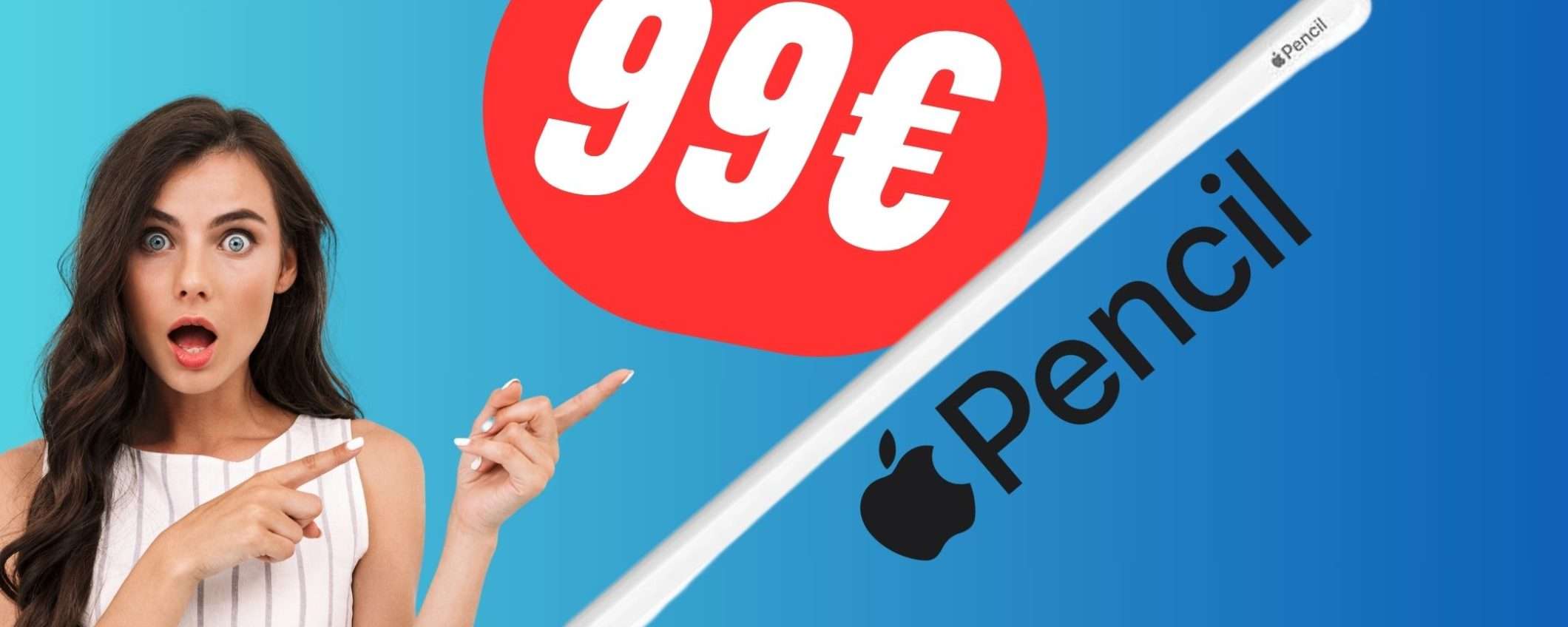 Apple Pencil di seconda generazione SFIORA IL MINIMO STORICO Apple Pencil di seconda generazione SFIORA IL MINIMO STORICO