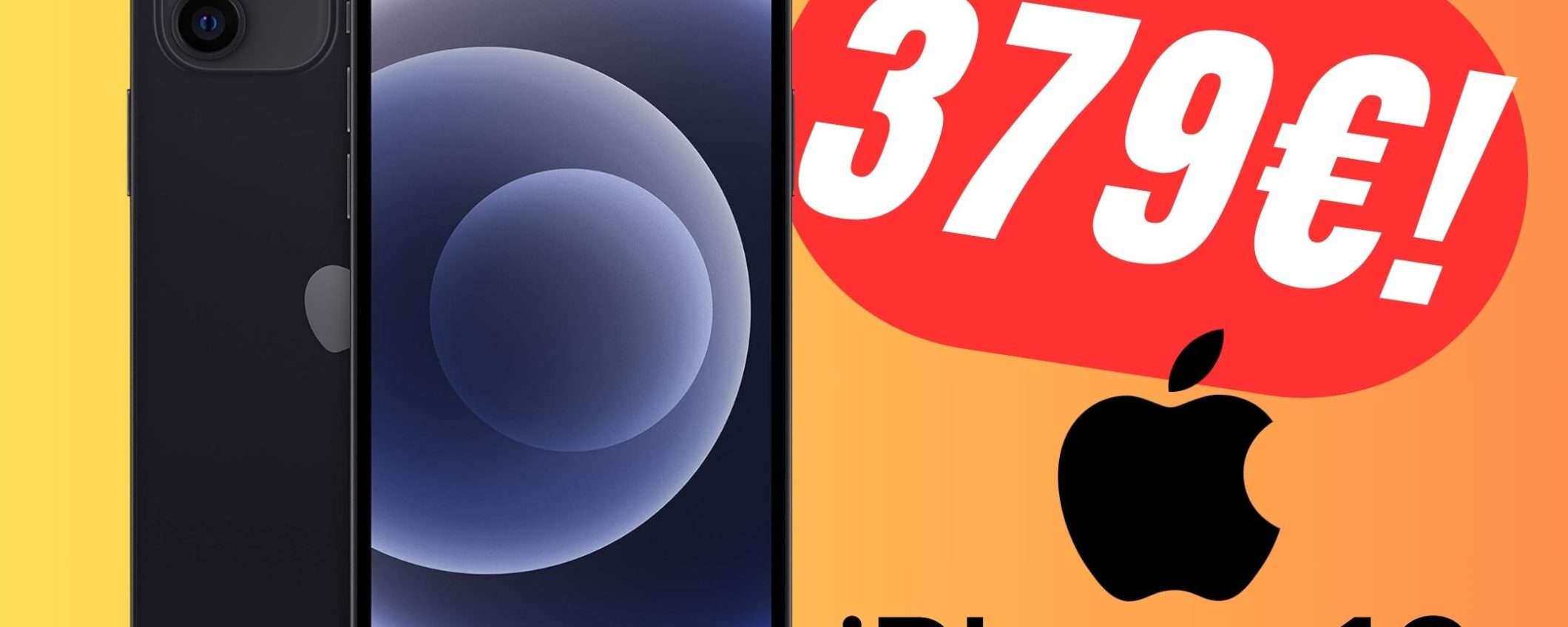 Apple iPhone 12 a 379€?! Sì, grazie allo SCONTO del 45%! Apple iPhone 12 a 379€?! Sì, grazie allo SCONTO del 45%!