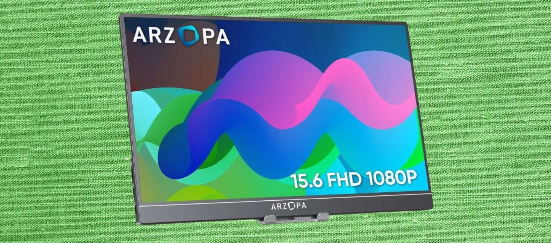 Questo monitor portatile da 15,6 è in offerta a 99€: sottile, resistente e ottima qualità dell'immagine