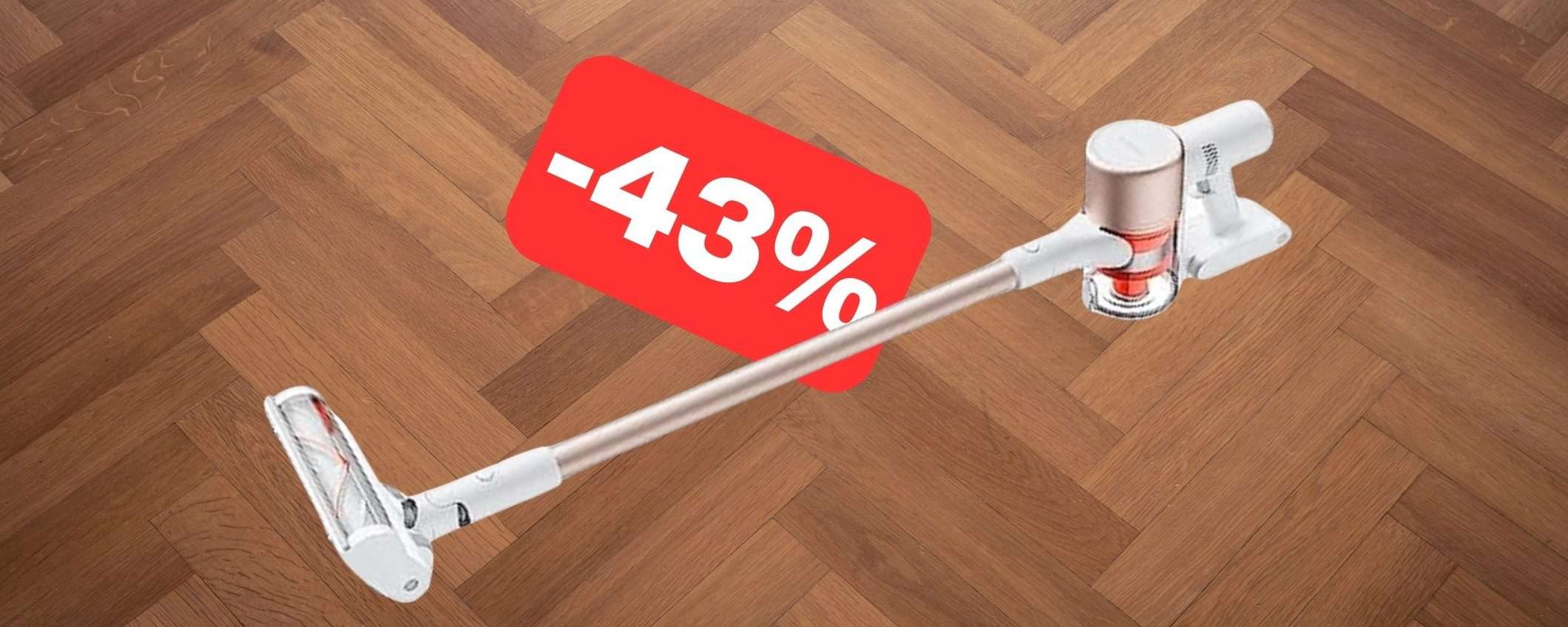 Aspirapolvere senza fili Xiaomi: SCONTO ASSURDO su Amazon (-43%) Aspirapolvere senza fili Xiaomi: SCONTO ASSURDO su Amazon (-43%)