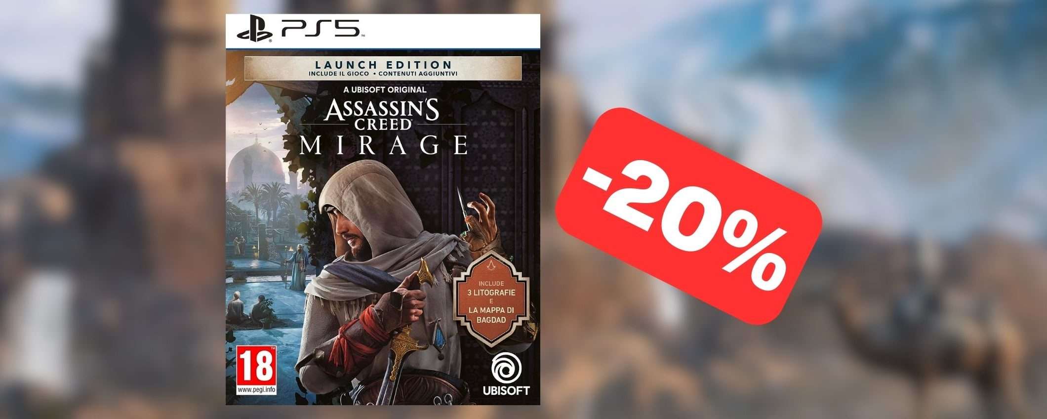 Assassin's Creed Mirage è tornato in OFFERTA su Amazon (-20%) Assassin's Creed Mirage è tornato in OFFERTA su Amazon (-20%)