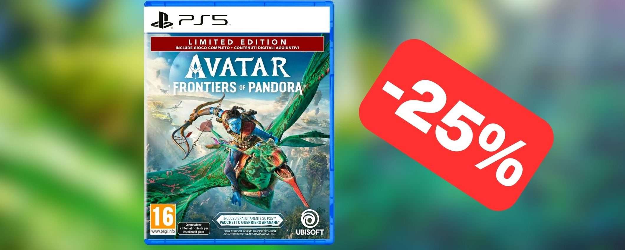 Il nuovo videogioco di Avatar in OFFERTA LAMPO su Amazon (-25%) Il nuovo videogioco di Avatar in OFFERTA LAMPO su Amazon (-25%)