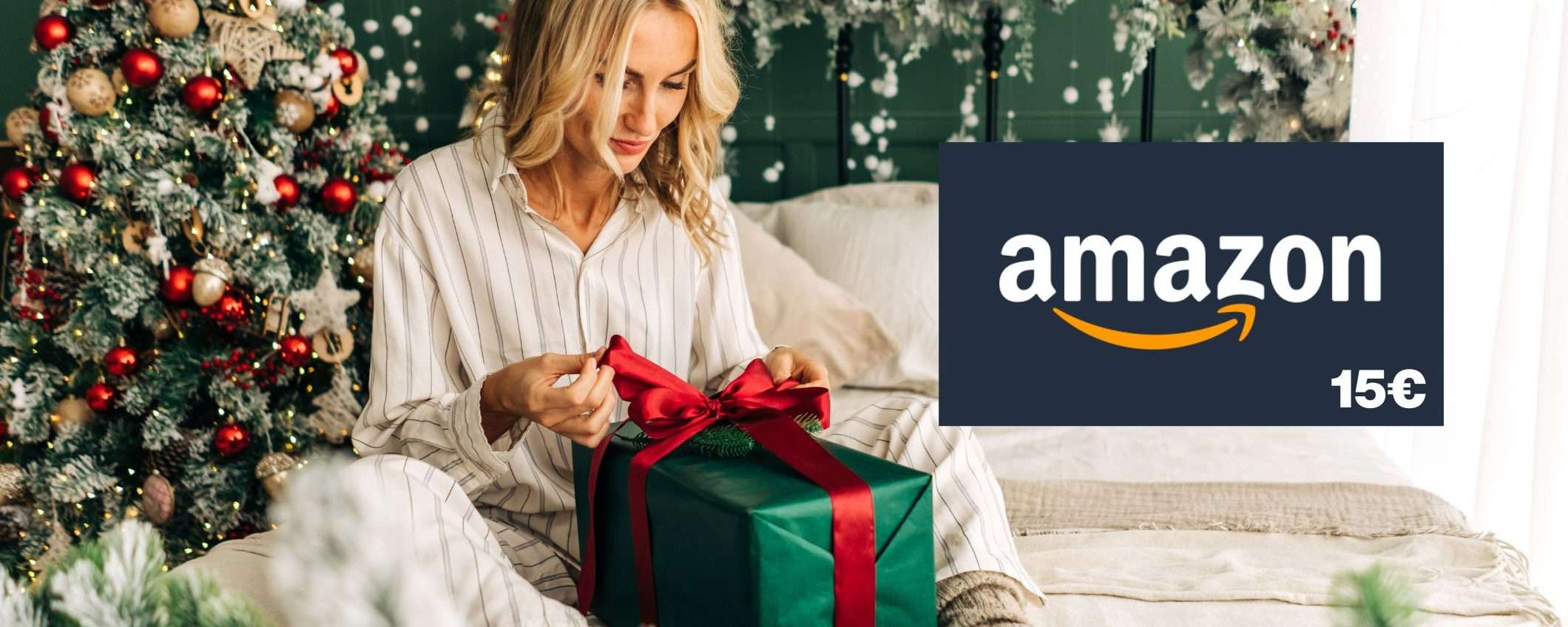 Buono Amazon di 15€ per i tuoi regali di Natale: scopri come ottenerlo Buono Amazon di 15€ per i tuoi regali di Natale: scopri come ottenerlo