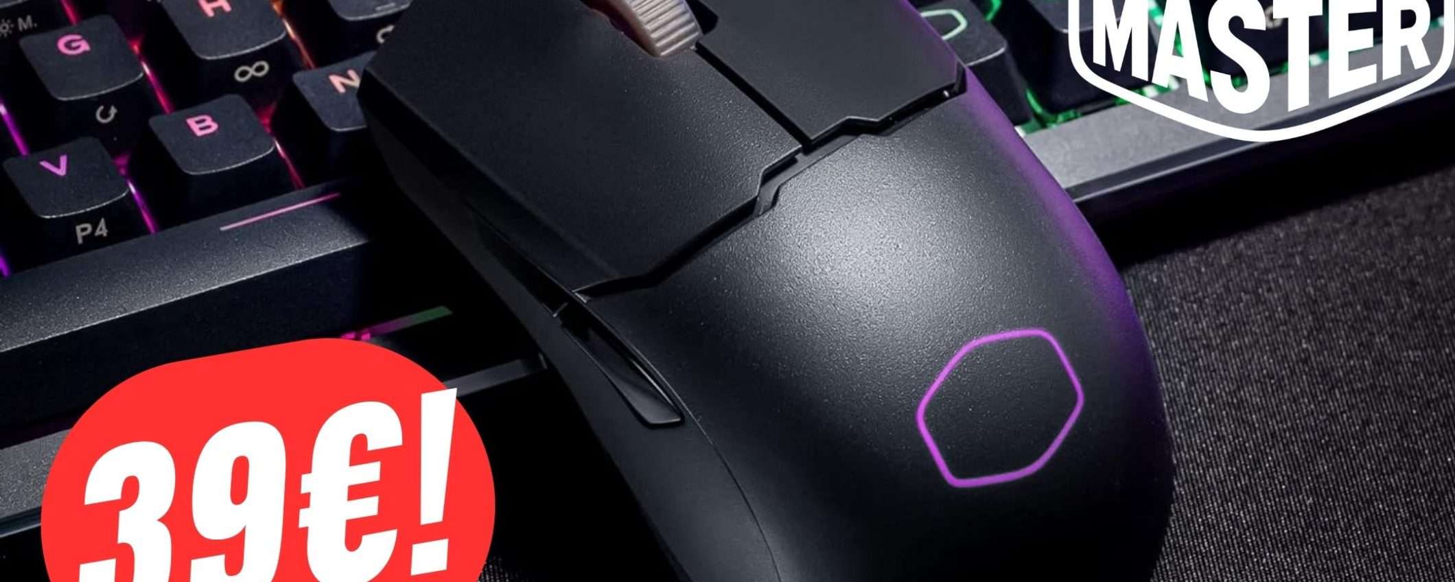 PREZZACCIO per il Mouse da Gaming senza fili di Cooler Master! PREZZACCIO per il Mouse da Gaming senza fili di Cooler Master!