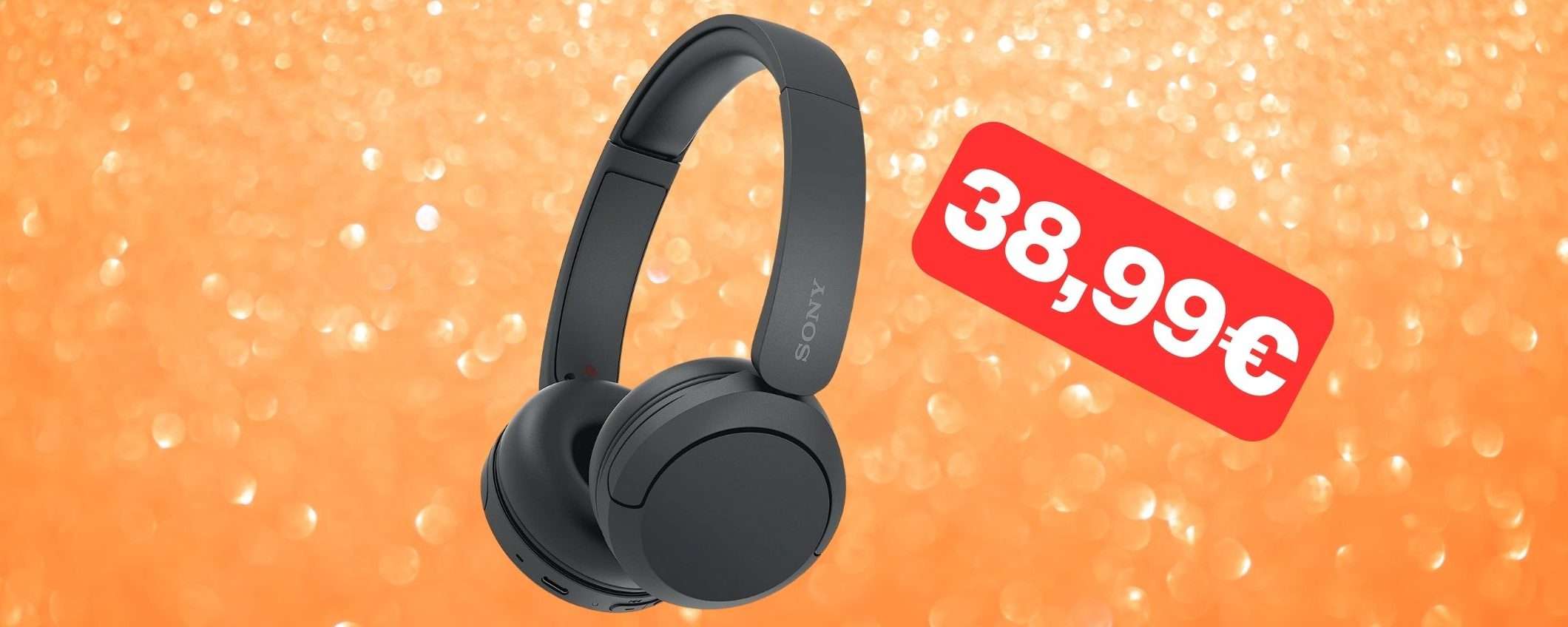 Cuffie Sony con 50 ore di musica ad un SUPER PREZZO su Amazon (-44%) Cuffie Sony con 50 ore di musica ad un SUPER PREZZO su Amazon (-44%)