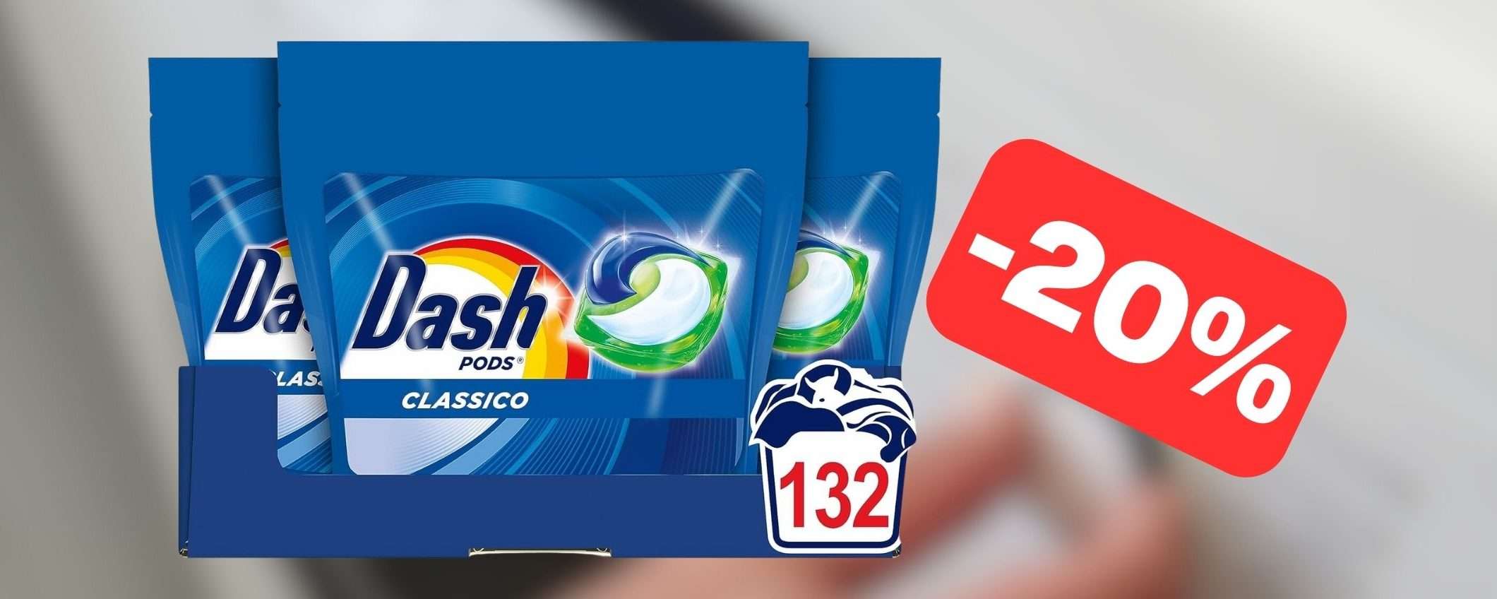 Dash Pods: il detersivo in capsule a PREZZO SCORTA su Amazon Dash Pods: il detersivo in capsule a PREZZO SCORTA su Amazon