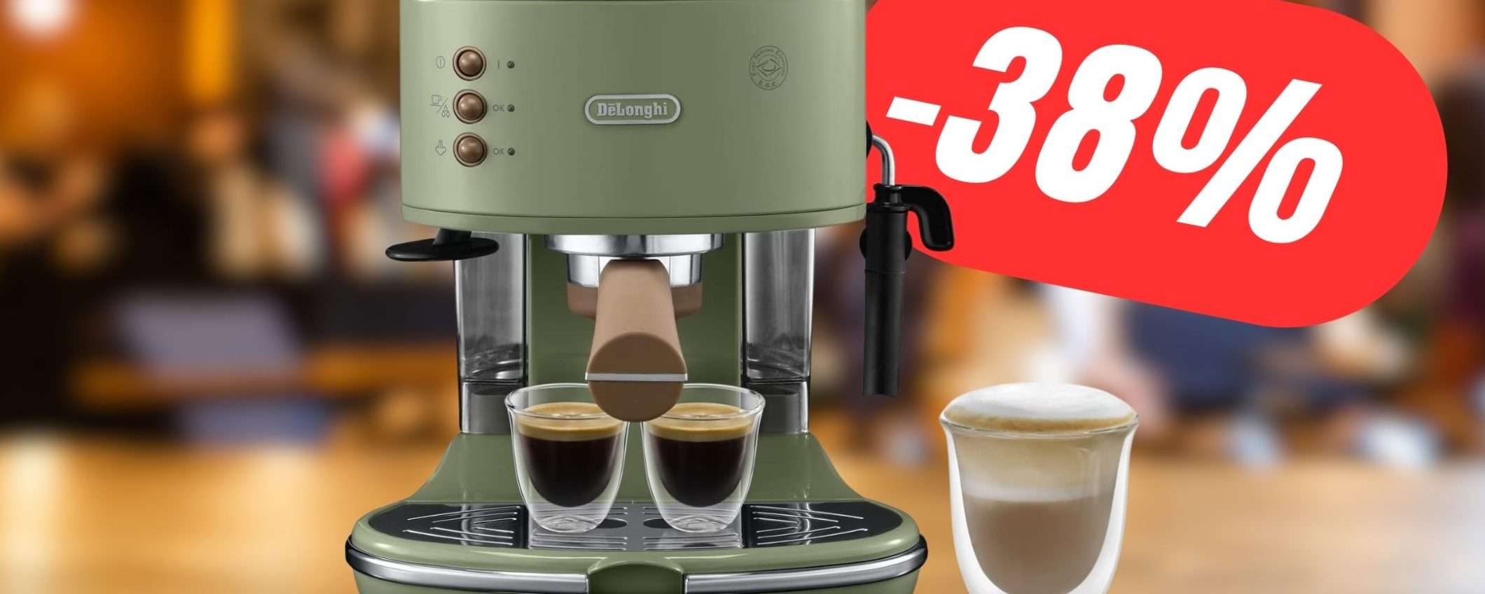Questa Macchina da Caffè completa ti farà sentire al Bar! Questa Macchina da Caffè completa ti farà sentire al Bar!