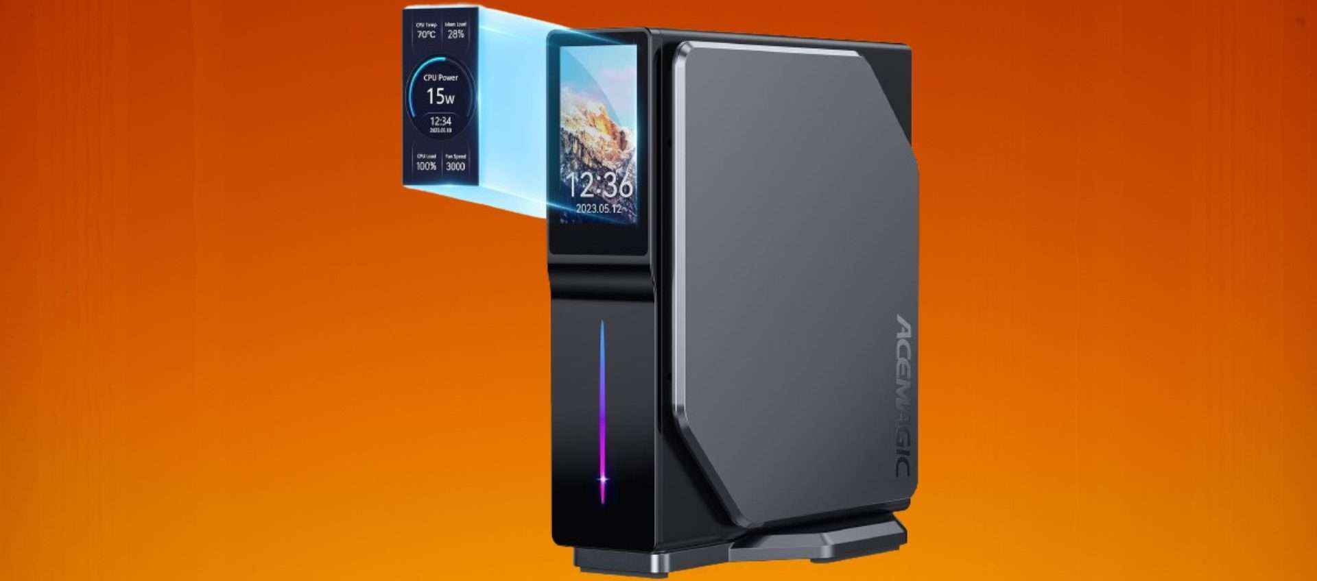 Acemagic S1 in offertissima: il desktop con schermo LCD è tuo a metà prezzo Acemagic S1 in offertissima: il desktop con schermo LCD è tuo a metà prezzo