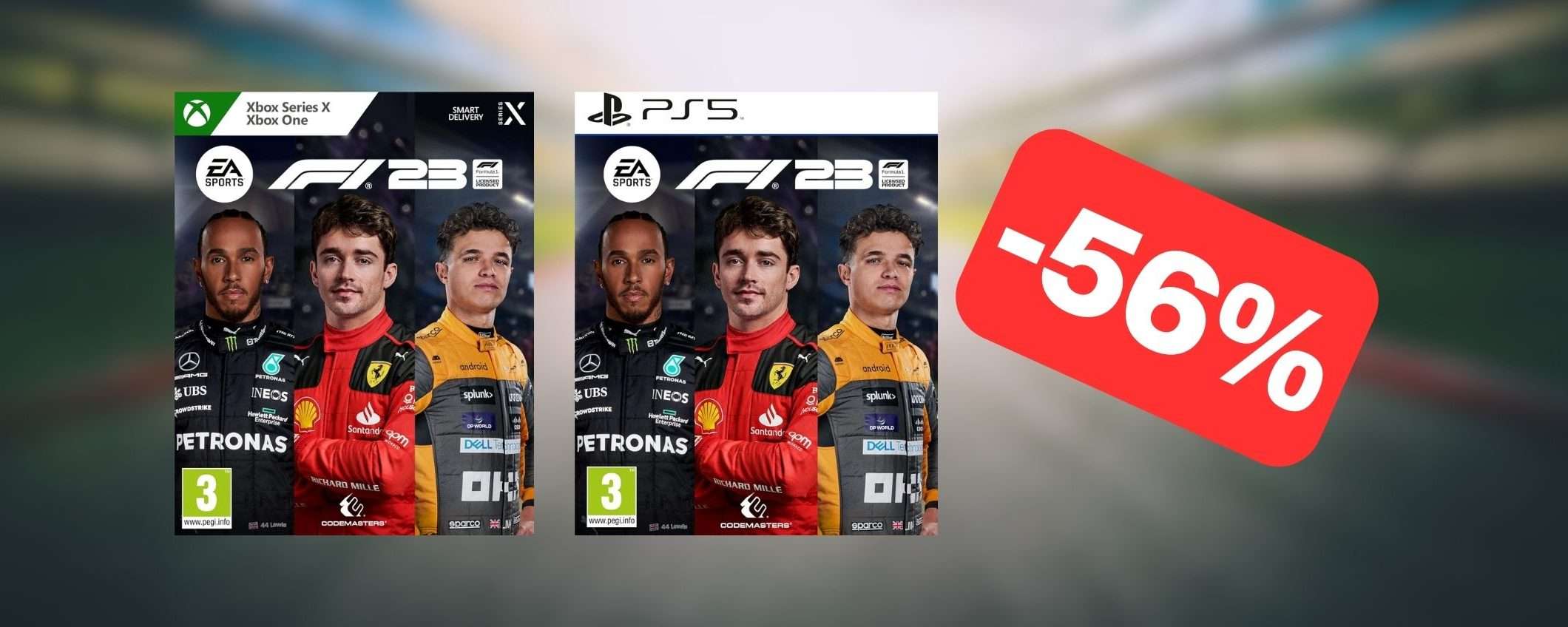 F1 23 è in MEGA SCONTO su Amazon per Natale (-56%) F1 23 è in MEGA SCONTO su Amazon per Natale (-56%)