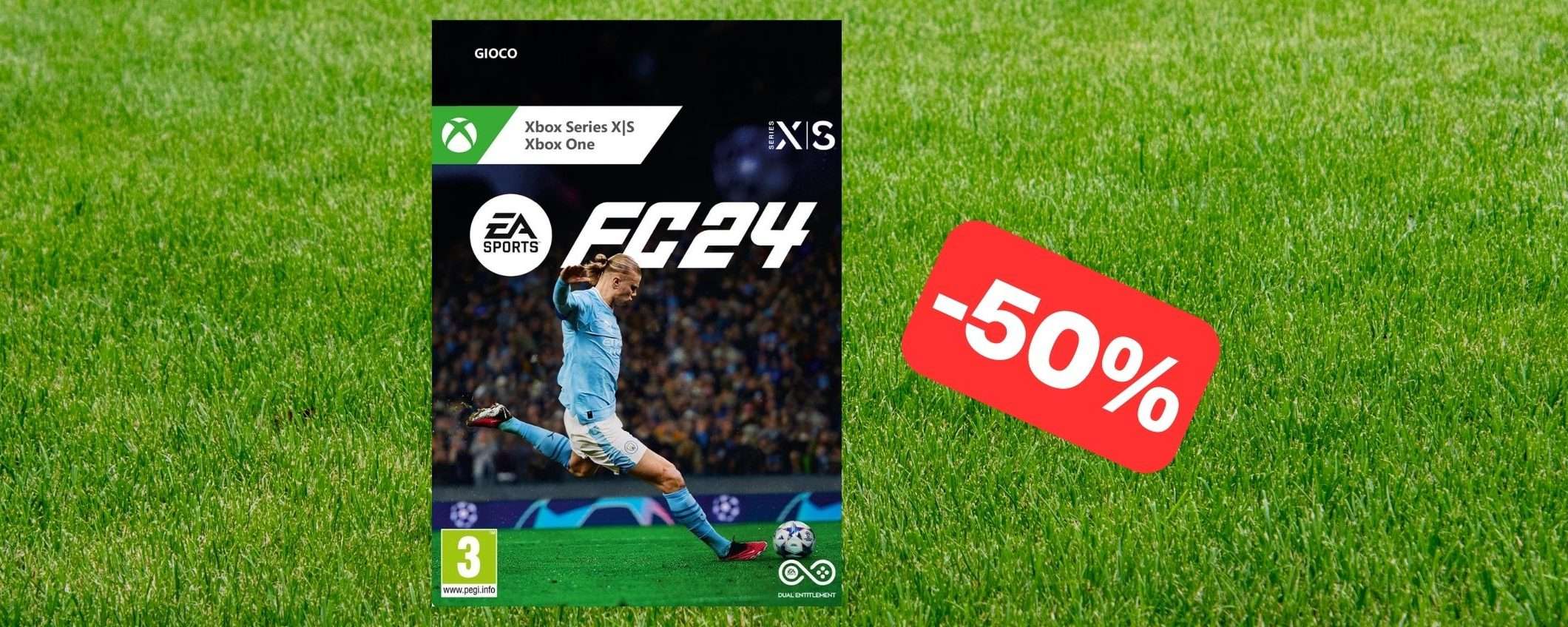 EA Sports FC 24 per Xbox in offerta al MINIMO STORICO: lo paghi al 50% EA Sports FC 24 per Xbox in offerta al MINIMO STORICO: lo paghi al 50%