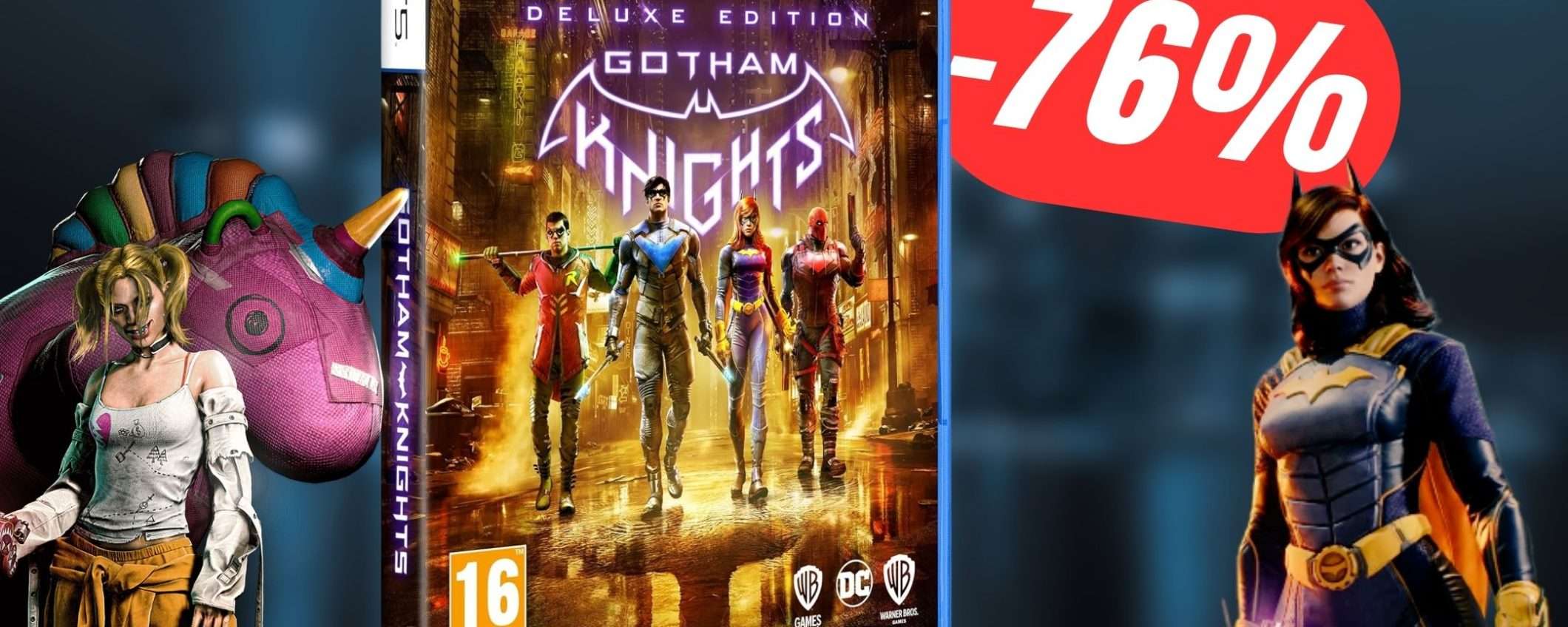 Gotham Knights DELUXE EDITION costa solo 22€ con lo sconto! Gotham Knights DELUXE EDITION costa solo 22€ con lo sconto!