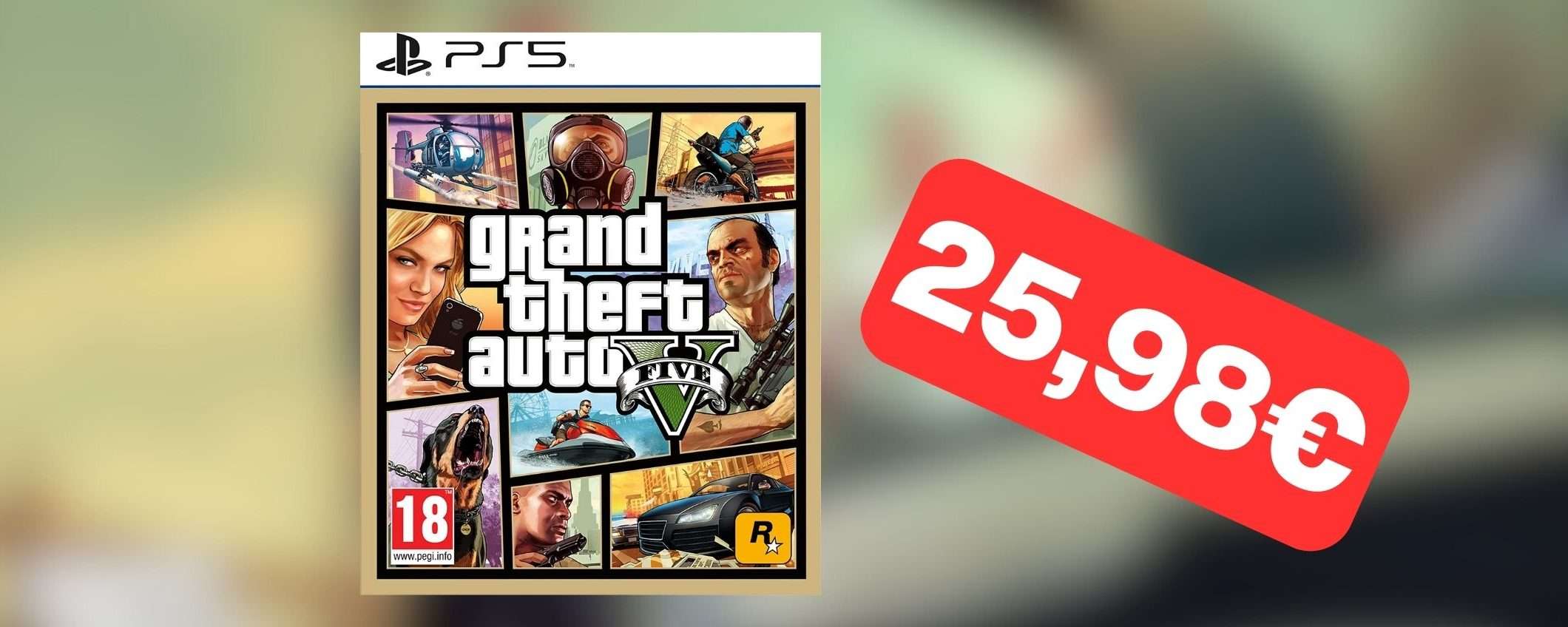 GTA 5 è in FORTE SCONTO su Amazon per Natale (-37%) GTA 5 è in FORTE SCONTO su Amazon per Natale (-37%)