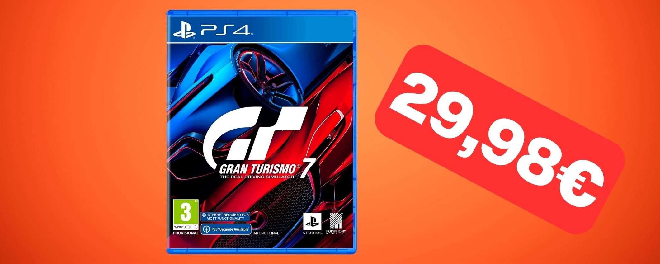 Gran Turismo 7 a 29,98€: SCONTISSIMO Amazon (-58%) Gran Turismo 7 a 29,98€: SCONTISSIMO Amazon (-58%)