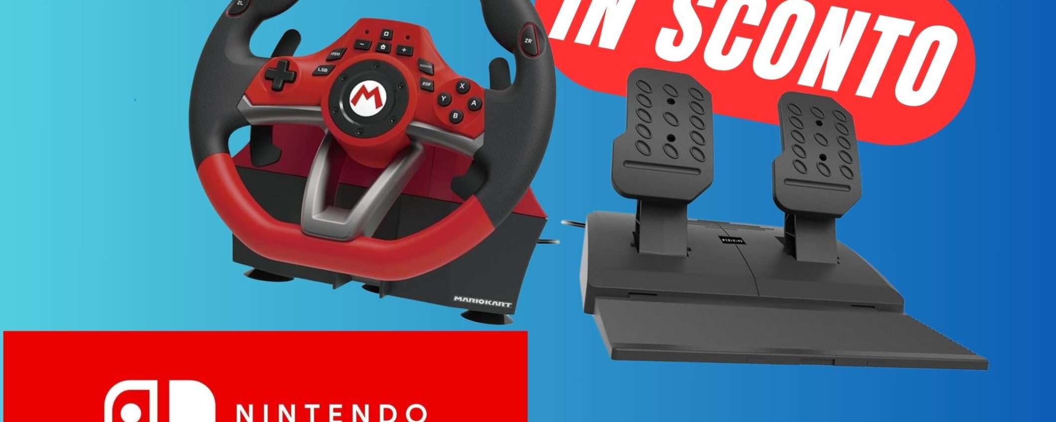 Il Volante di Mario Kart è in SCONTO su Amazon!