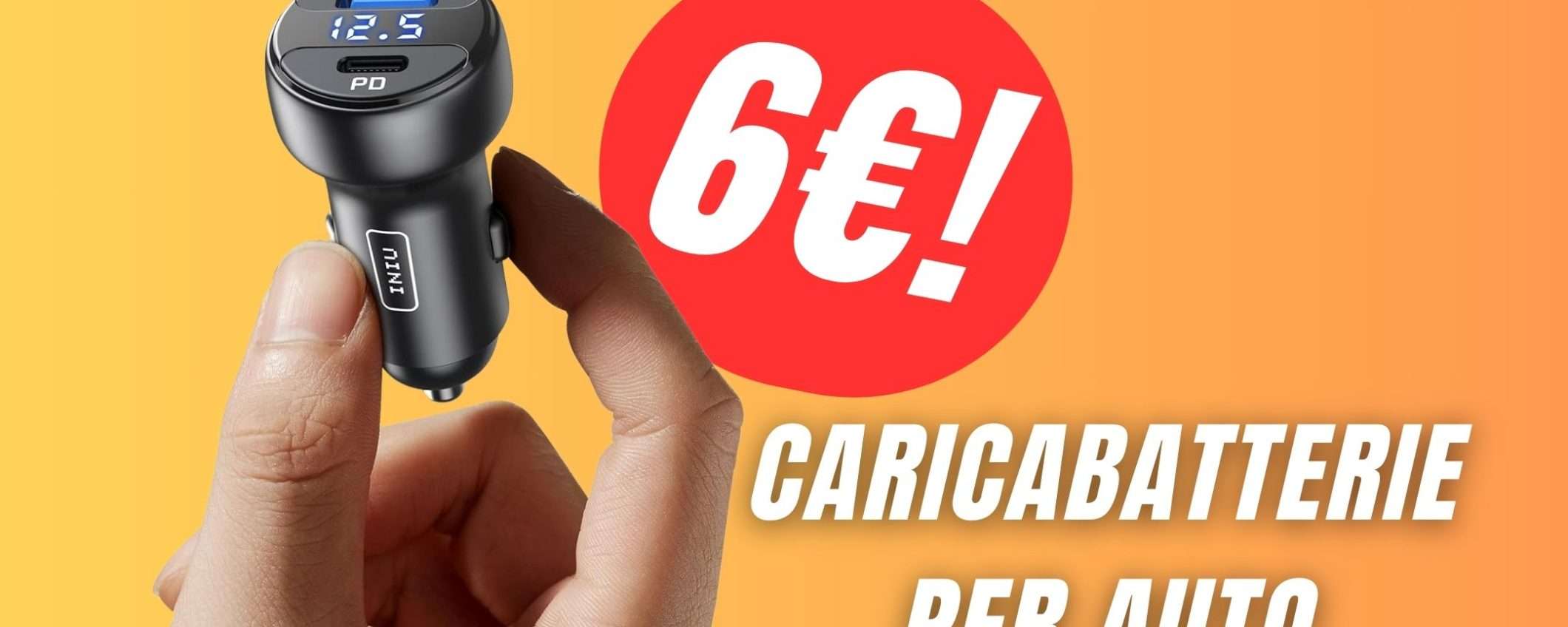 SCONTO FOLLE per il Caricabatterie da Auto grazie al COUPON SCONTO FOLLE per il Caricabatterie da Auto grazie al COUPON