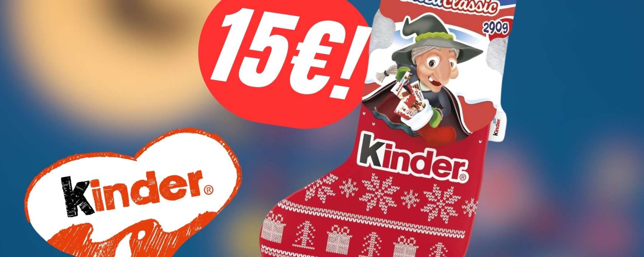 Risparmia sulla Calza Kinder in vista dell'Epifania 2024! Risparmia sulla Calza Kinder in vista dell'Epifania 2024!