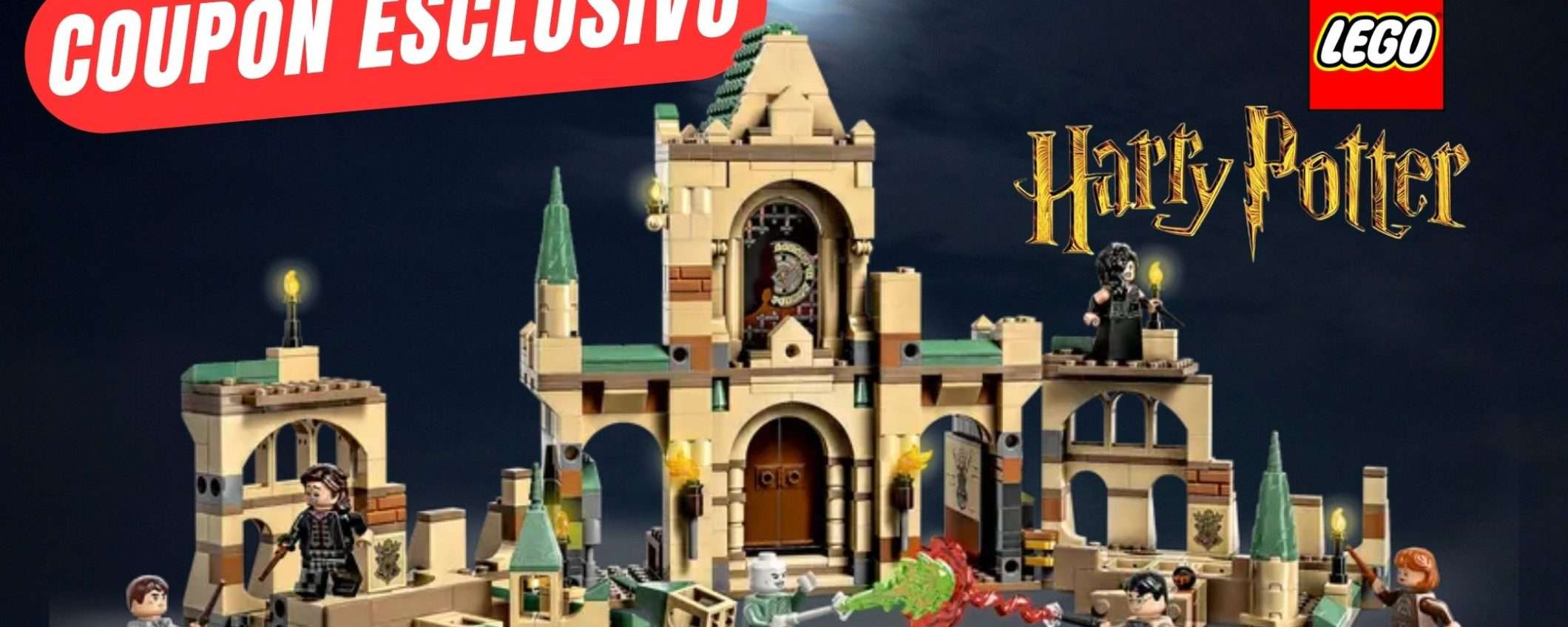 Con questo set LEGO in OFFERTA ti sentirai a Hogwarts! Con questo set LEGO in OFFERTA ti sentirai a Hogwarts!