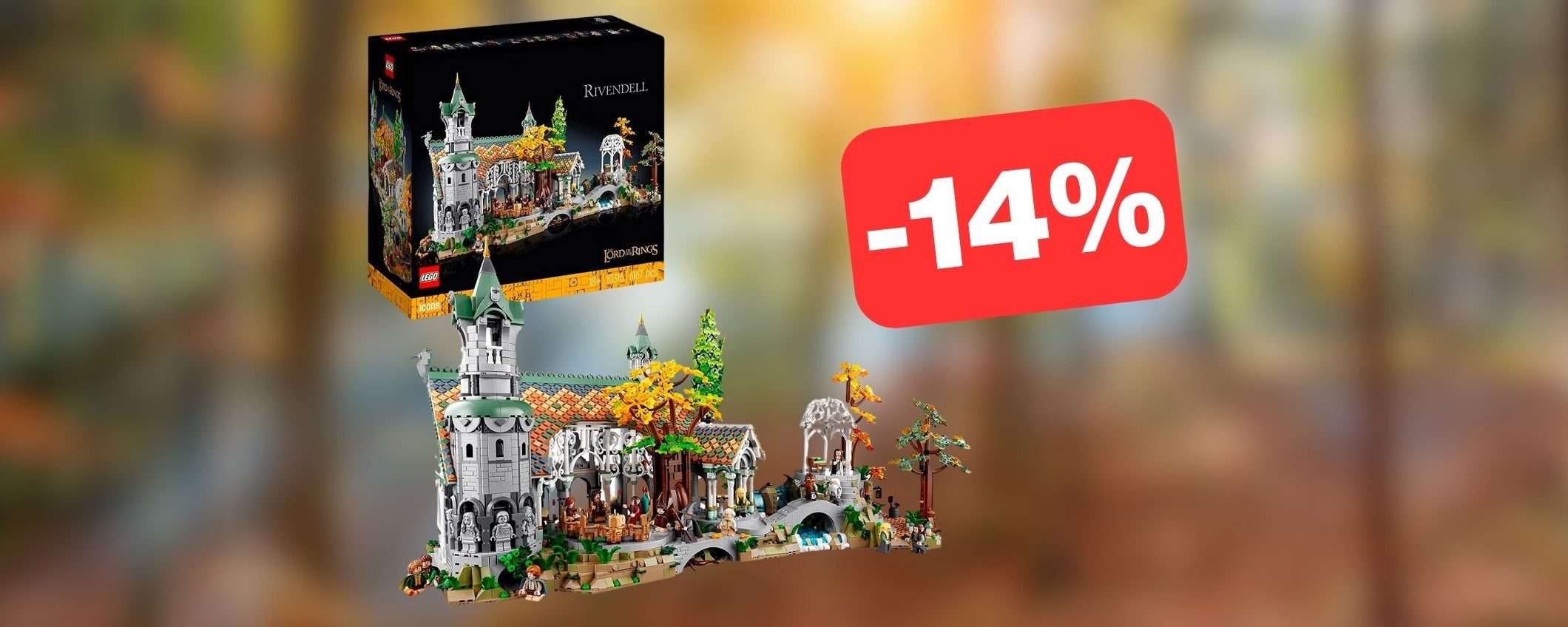 Set LEGO Gran Burrone: offerta di Natale al MINIMO STORICO (-14%)