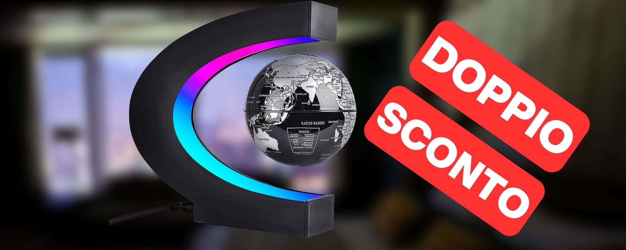 Lampada LED con globo galleggiante: una chicca in DOPPIO SCONTO Lampada LED con globo galleggiante: una chicca in DOPPIO SCONTO