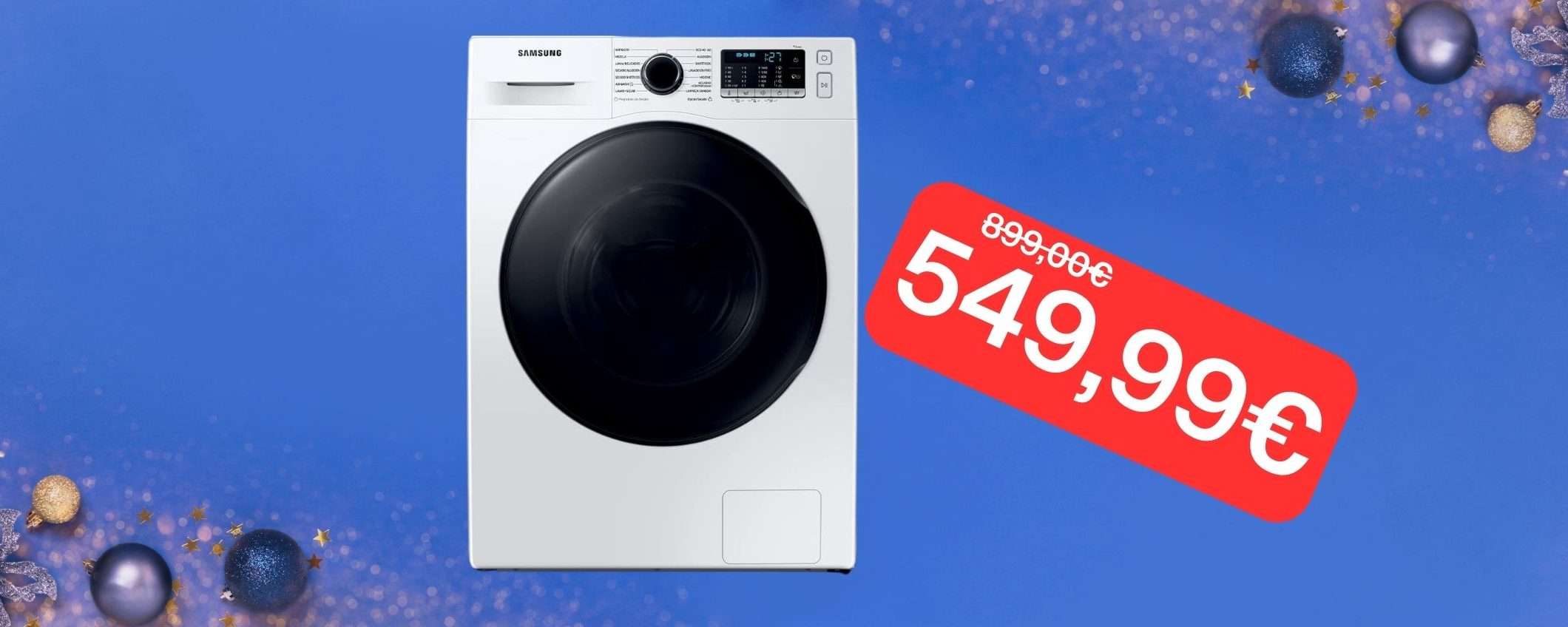Lavasciuga Samsung: OFFERTA DI NATALE SUPER su Amazon (-39%) Lavasciuga Samsung: OFFERTA DI NATALE SUPER su Amazon (-39%)
