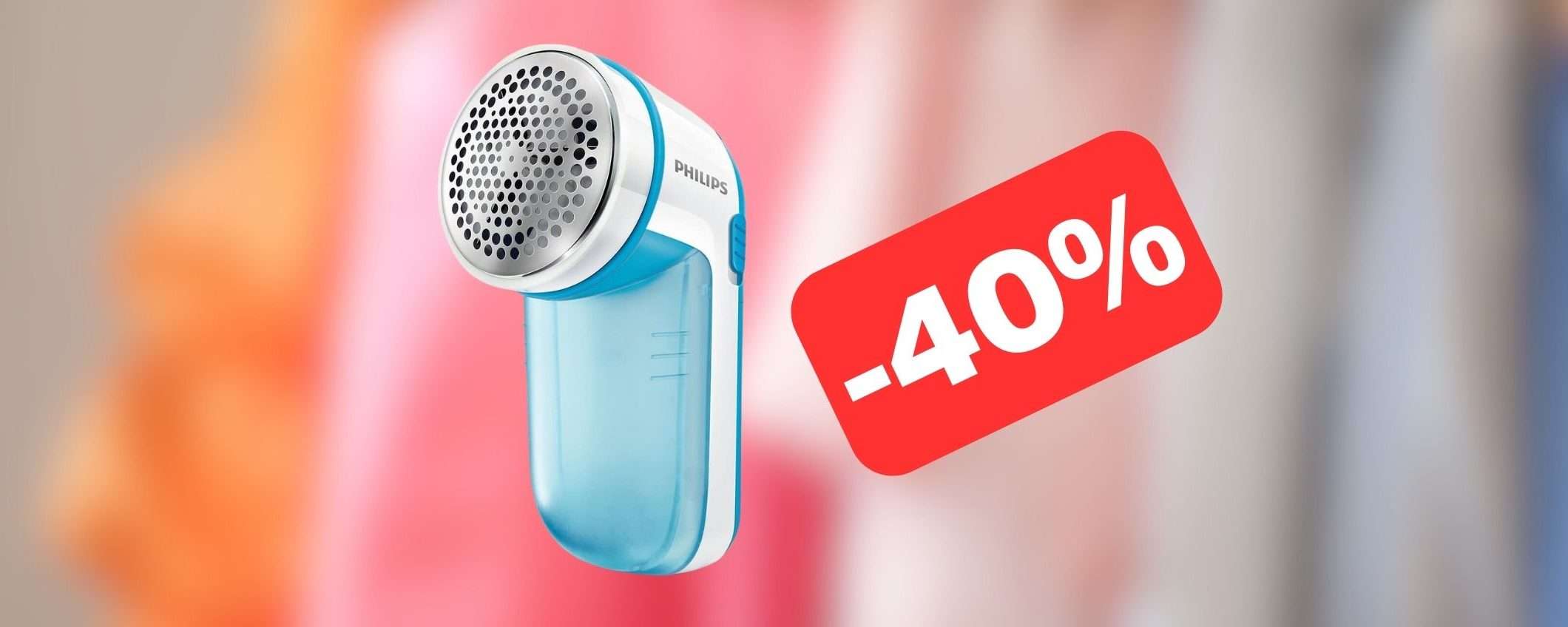 Levapelucchi elettrico Philips in OFFERTA: regalo piccolo, ma utile Levapelucchi elettrico Philips in OFFERTA: regalo piccolo, ma utile