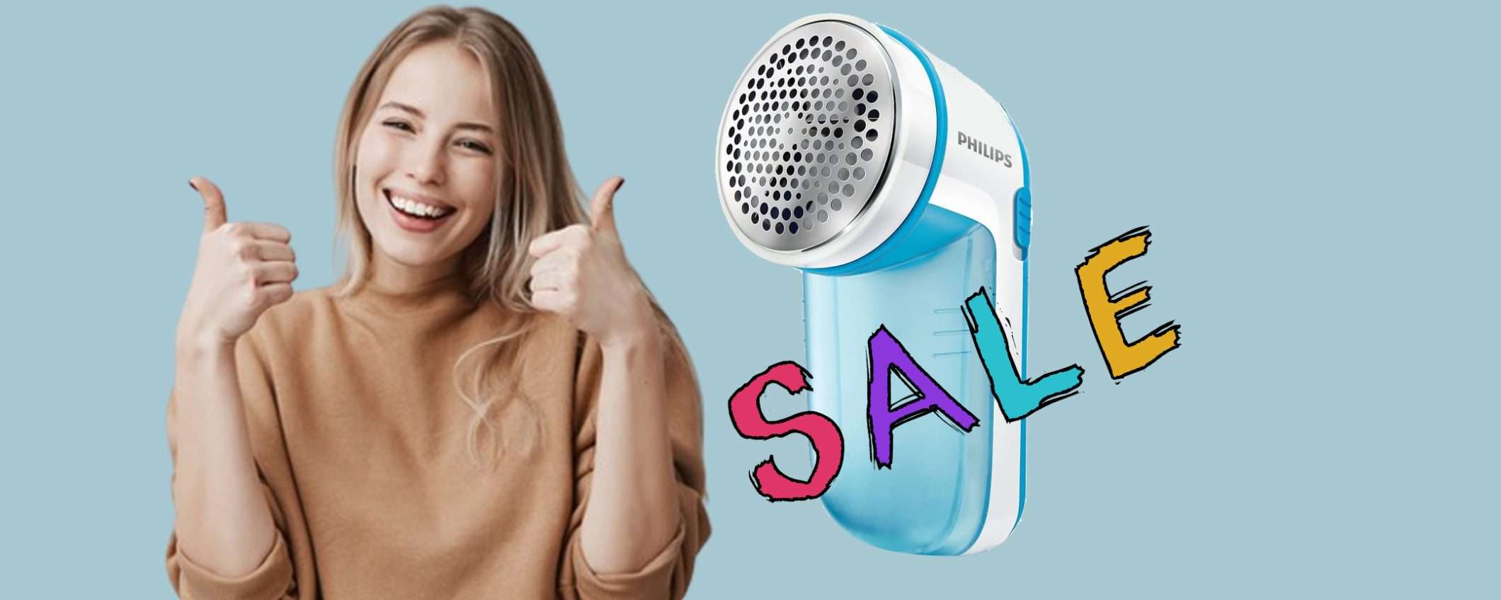 Levapelucchi elettrico di Philips in SUPER OFFERTA a soli 12€ Levapelucchi elettrico di Philips in SUPER OFFERTA a soli 12€
