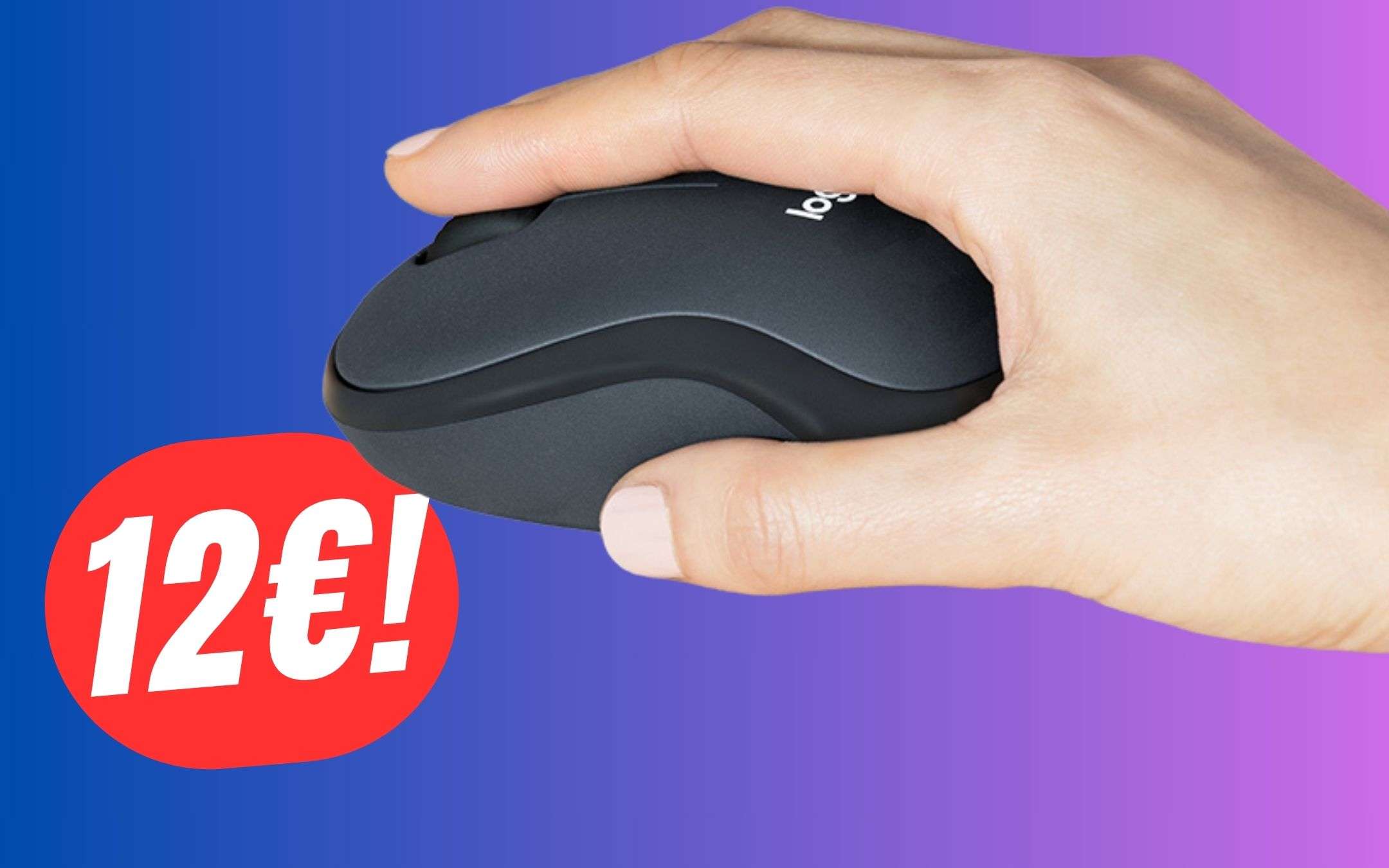 Il Mouse senza fili di Logitech a un PREZZO BOMBA: solo 12€!