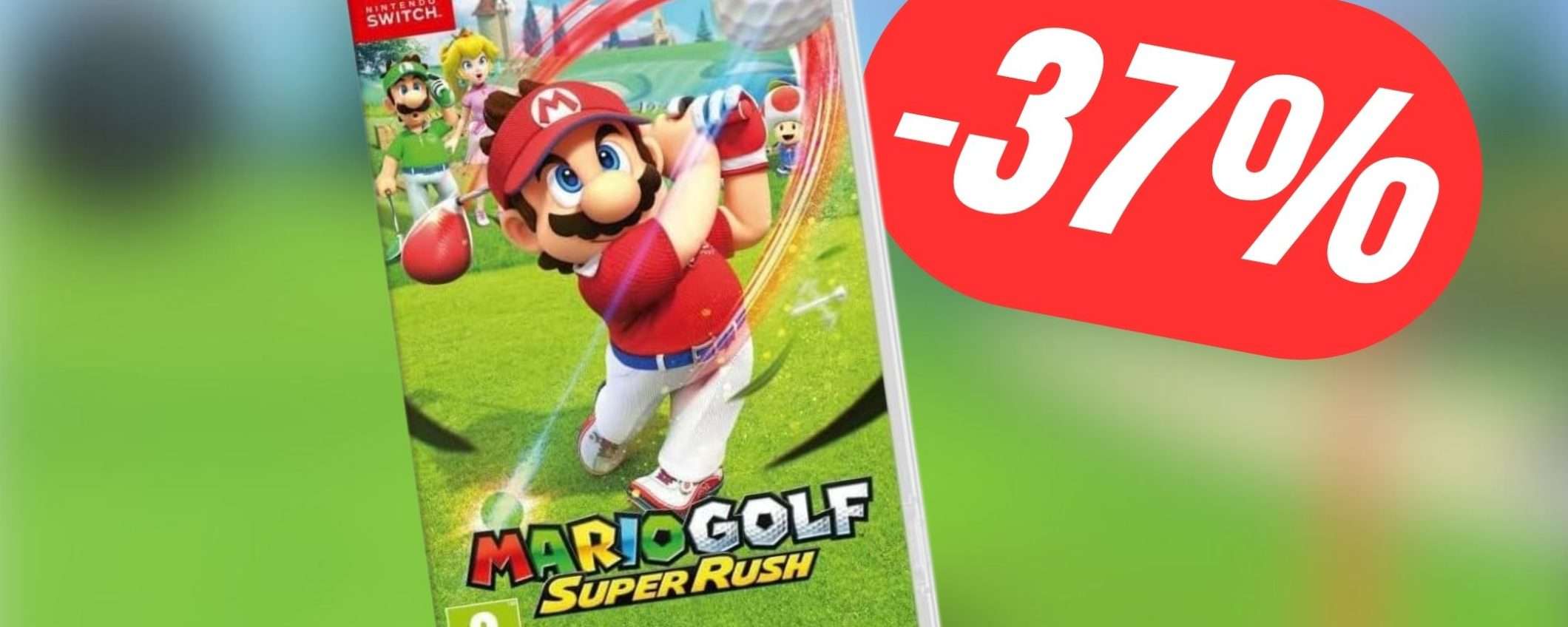 Gioca a Golf con Super Mario grazie allo SCONTO del 37%! Gioca a Golf con Super Mario grazie allo SCONTO del 37%!