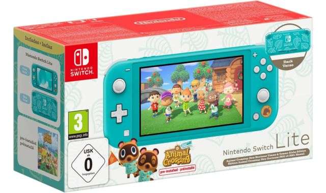 Nintendo Switch Lite con Animal Crossing