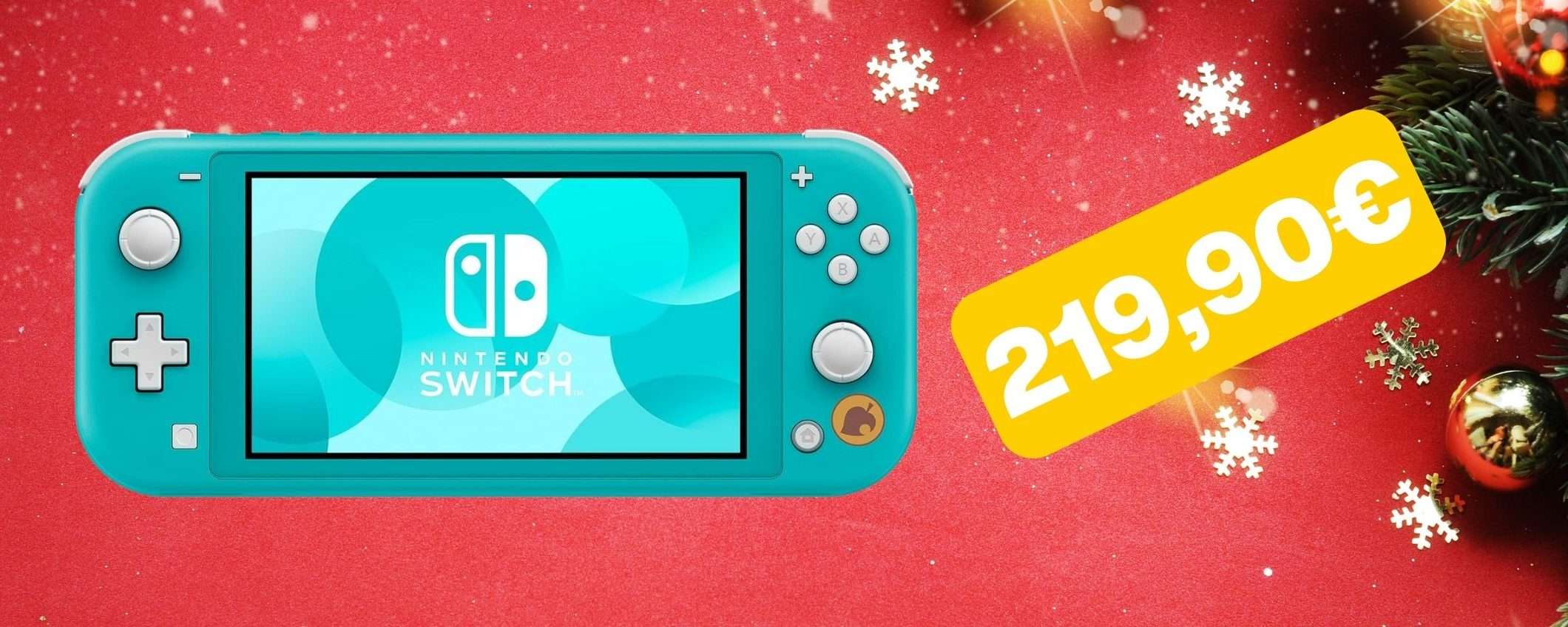 Nintendo Switch Lite con Animal Crossing in consegna IMMEDIATA su Amazon