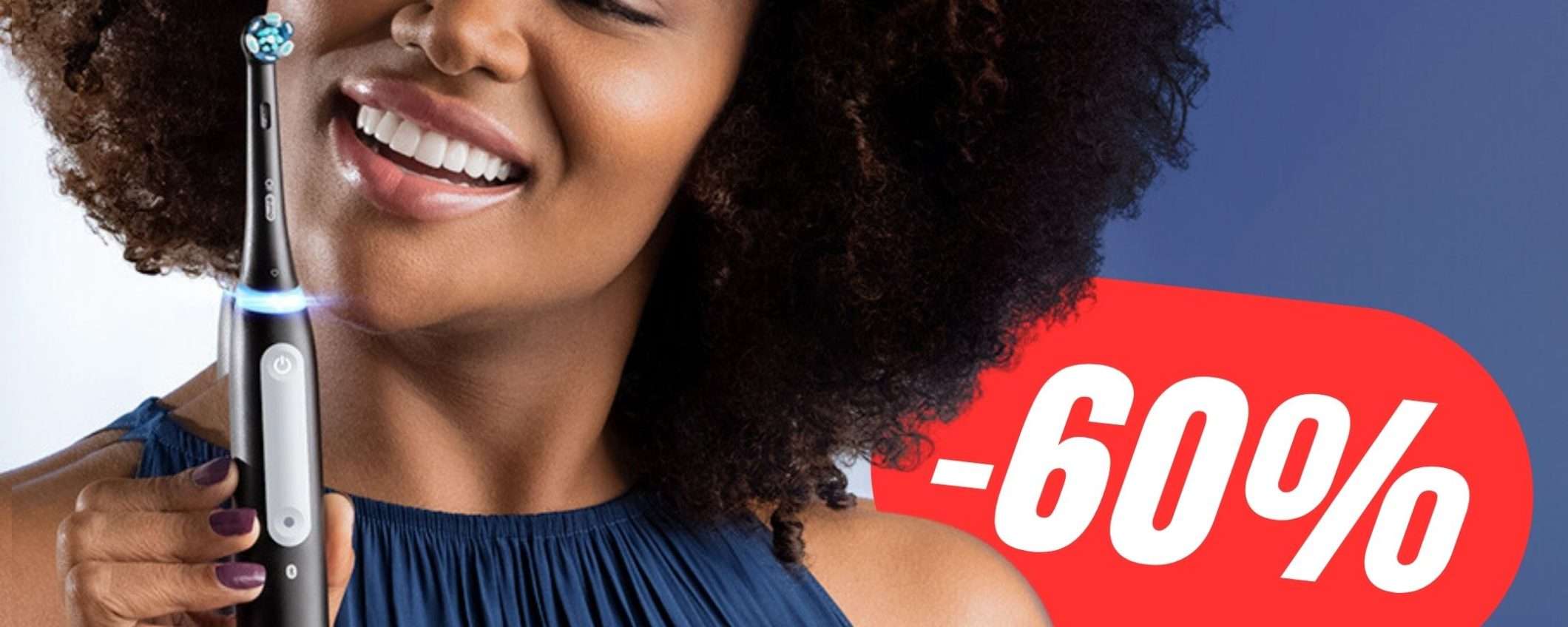 Lo Spazzolino Elettrico Bluetooth di Oral-B è in sconto del 60%! Lo Spazzolino Elettrico Bluetooth di Oral-B è in sconto del 60%!