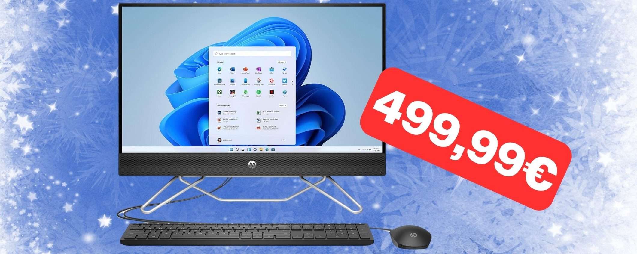 PC Desktop HP All-in-One (i3, 512GB SSD e 8GB RAM) al minimo (-35%) PC Desktop HP All-in-One (i3, 512GB SSD e 8GB RAM) al minimo (-35%)
