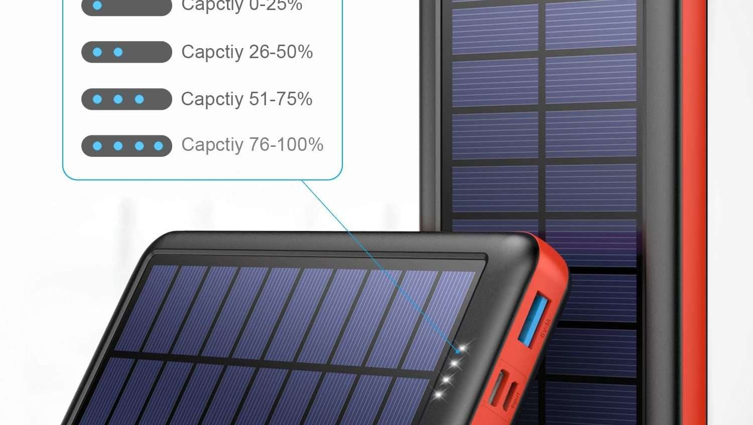 Power Bank con pannello solare in offerta: il prezzo crolla sotto i 17€ Power Bank con pannello solare in offerta: il prezzo crolla sotto i 17€