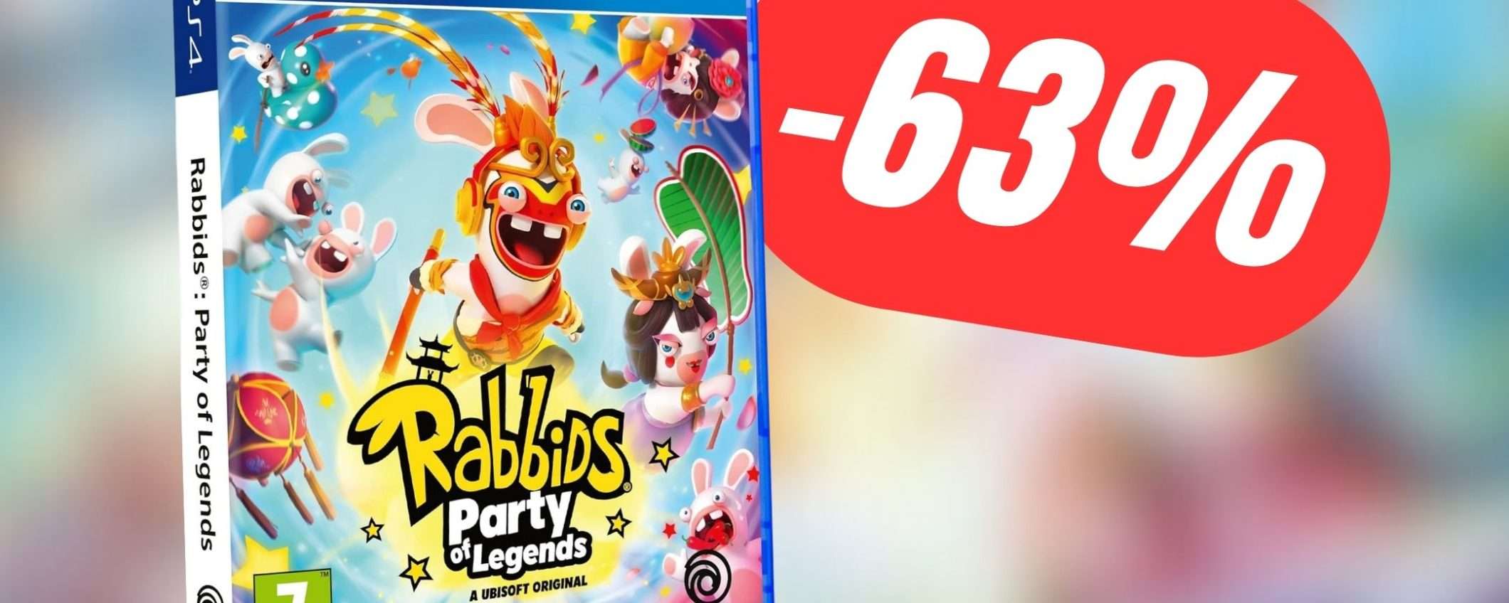 Con il gioco Rabbids su PS4 ti divertirai insieme a tutti i tuoi amici in SFIDE FOLLI! Con il gioco Rabbids su PS4 ti divertirai insieme a tutti i tuoi amici in SFIDE FOLLI!