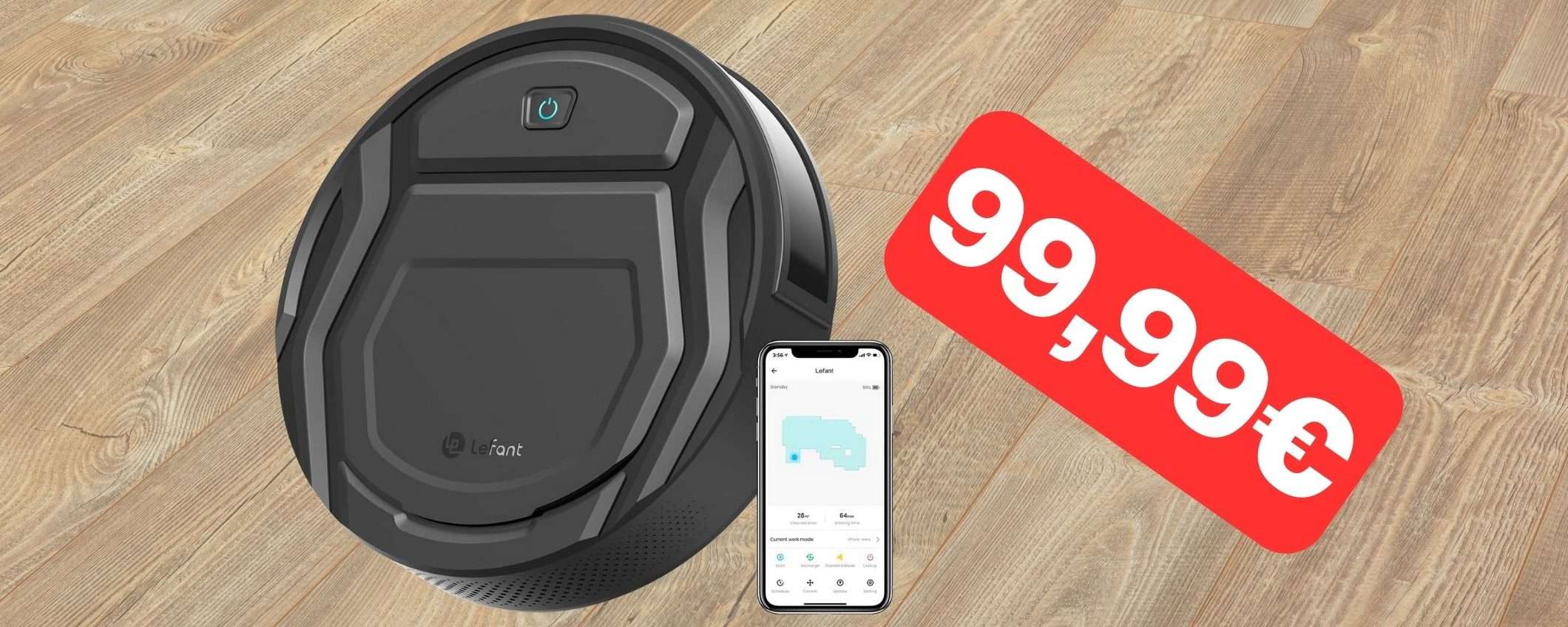 Il robot aspirapolvere più venduto su Amazon è in SCONTO a soli 99 euro Il robot aspirapolvere più venduto su Amazon è in SCONTO a soli 99 euro