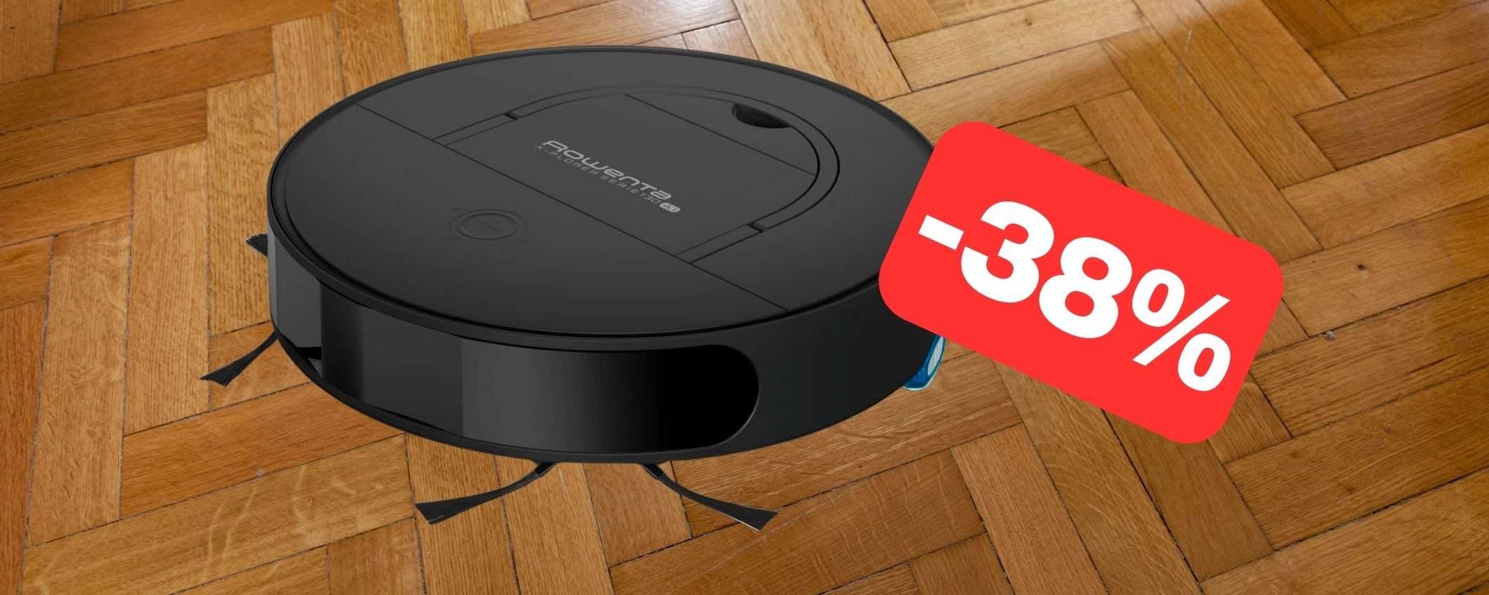 Robot Aspirapolvere e lavapavimenti Rowenta in offerta al MINIMO STORICO su Amazon (-38%) Robot Aspirapolvere e lavapavimenti Rowenta in offerta al MINIMO STORICO su Amazon (-38%)