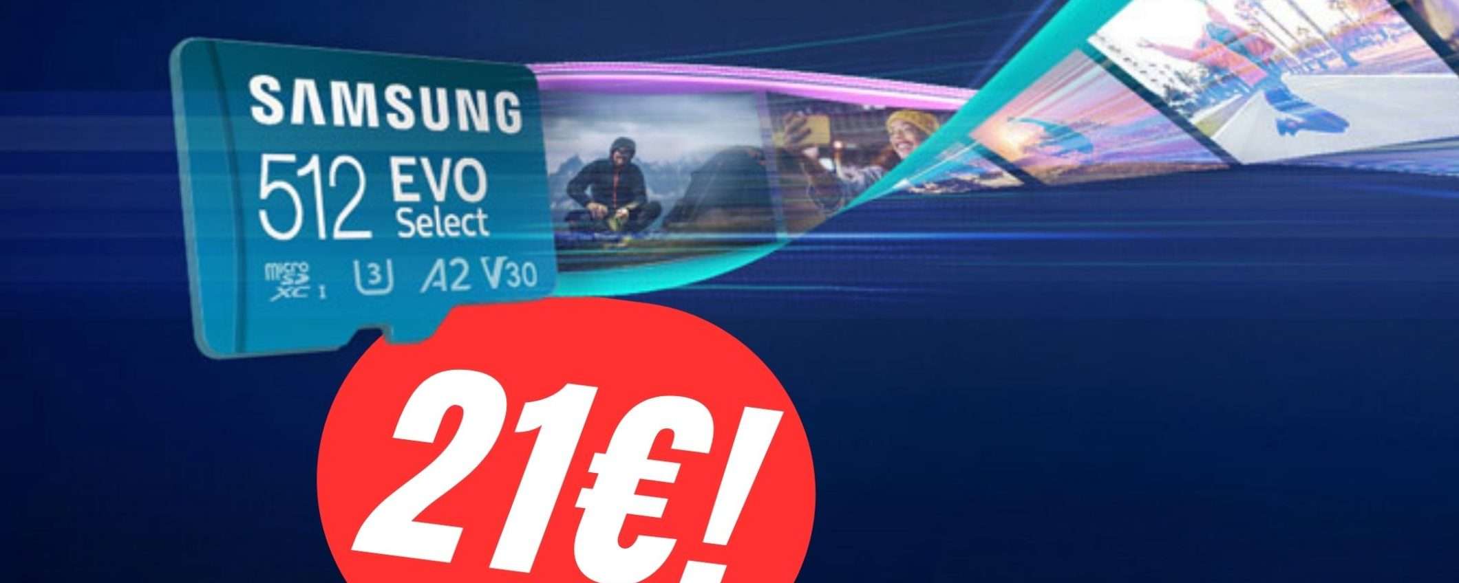 La MicroSD super-veloce di Samsung da 256GB è in sconto del 37%! La MicroSD super-veloce di Samsung da 256GB è in sconto del 37%!