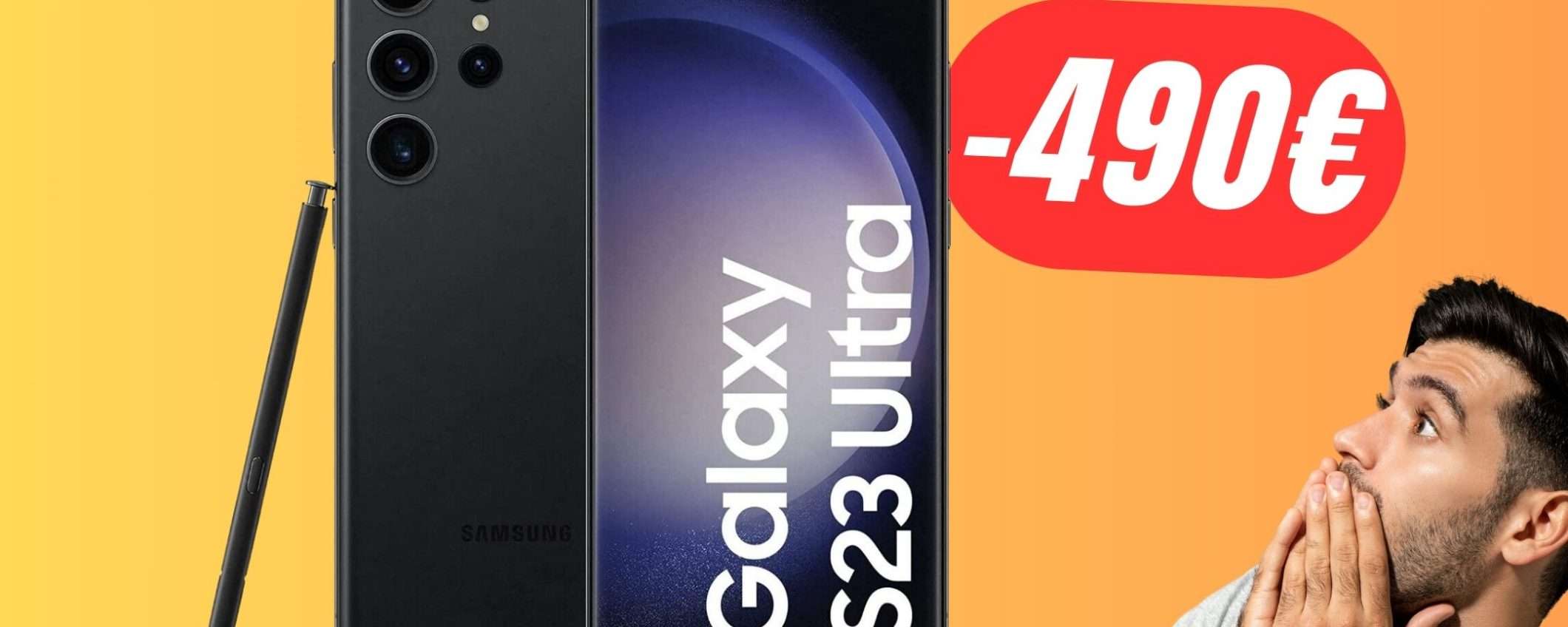 SCONTO FOLLE per il Samsung Galaxy S23 Ultra! (-490€) SCONTO FOLLE per il Samsung Galaxy S23 Ultra! (-490€)
