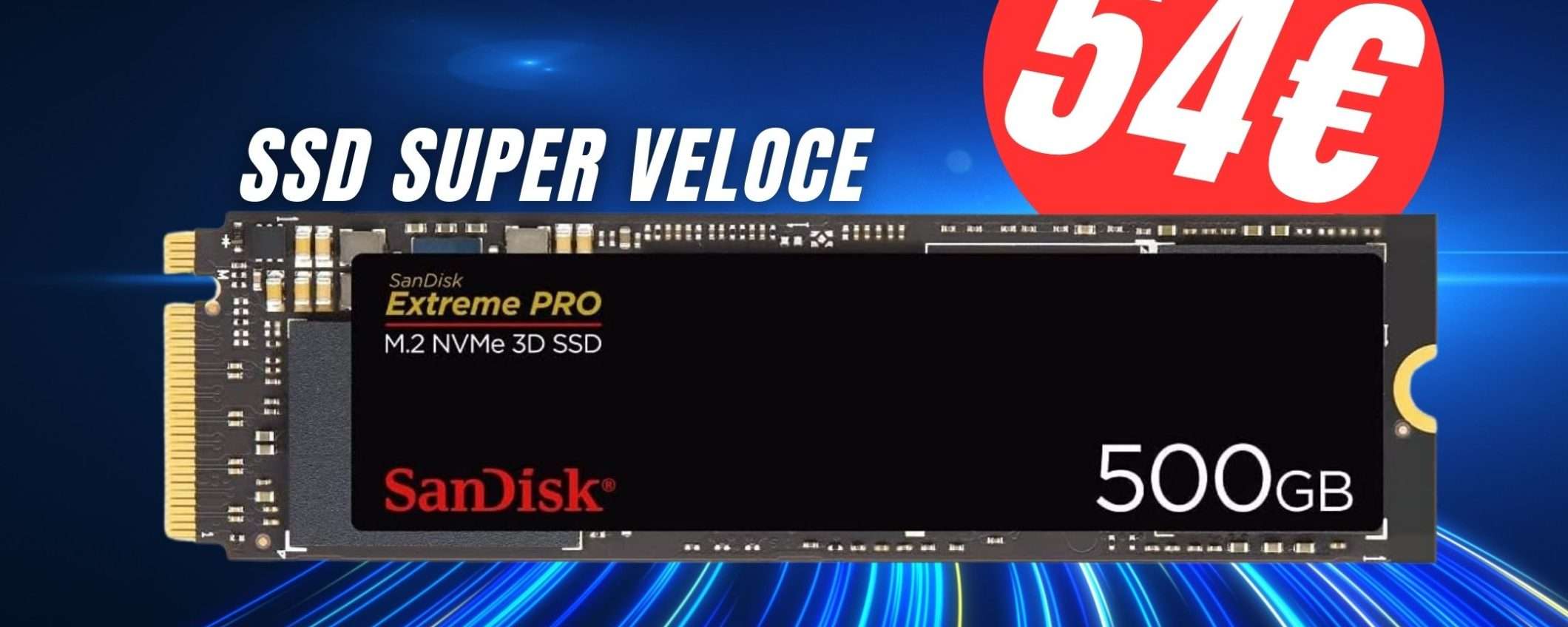 OFFERTA IMPERDIBILE per l'SSD SanDisk a soli 54€! OFFERTA IMPERDIBILE per l'SSD SanDisk a soli 54€!