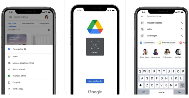 Scansione documenti su Google drive per iOS