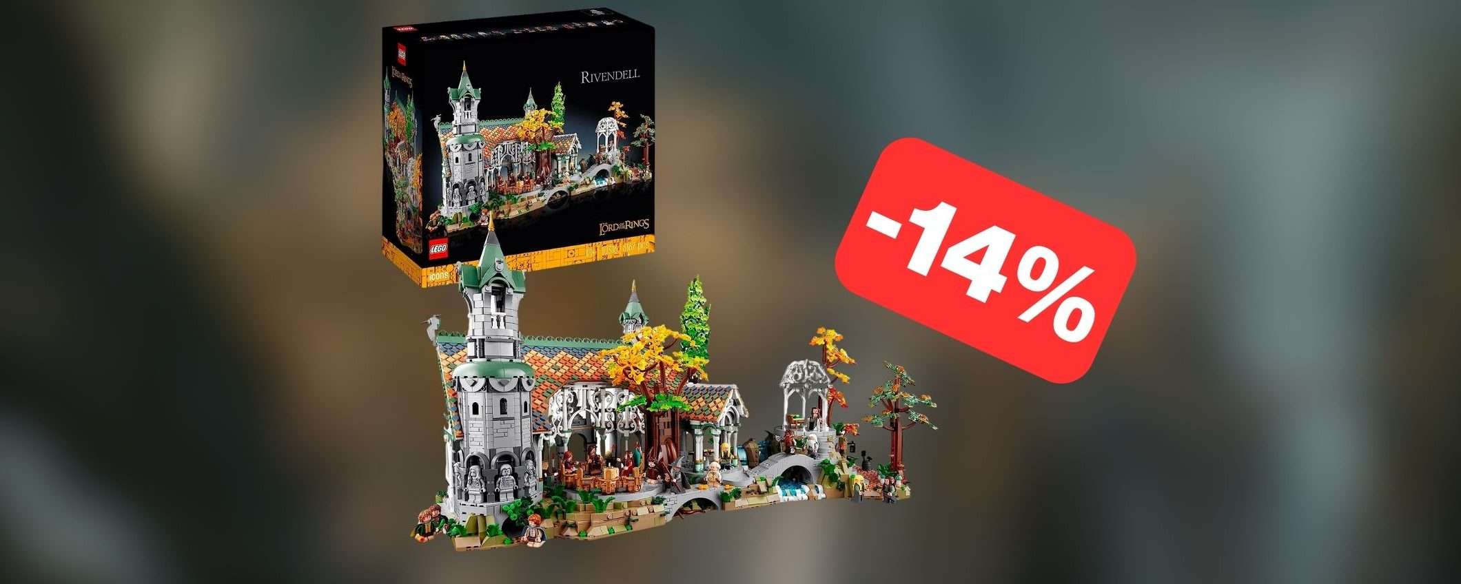 Set LEGO Gran Burrone: offerta di Natale al prezzo più basso di sempre Set LEGO Gran Burrone: offerta di Natale al prezzo più basso di sempre