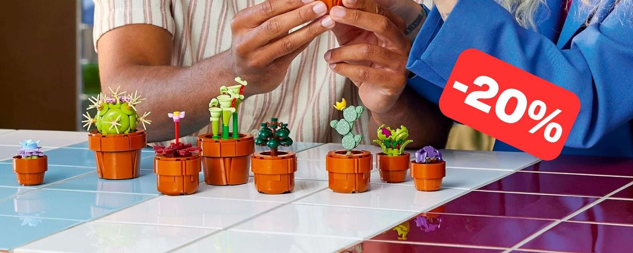 Queste piantine LEGO in offerta su Amazon non hanno bisogno di acqua Queste piantine LEGO in offerta su Amazon non hanno bisogno di acqua