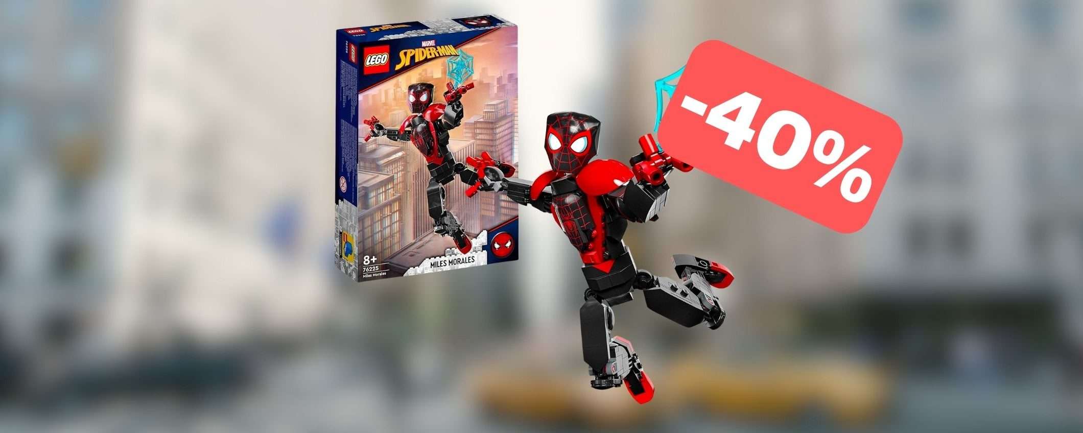 Set LEGO Spider-Man Miles Morales: 40% di sconto in OFFERTA NATALIZIA Set LEGO Spider-Man Miles Morales: 40% di sconto in OFFERTA NATALIZIA