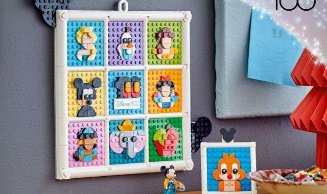 Set da parete LEGO 100 anni Disney