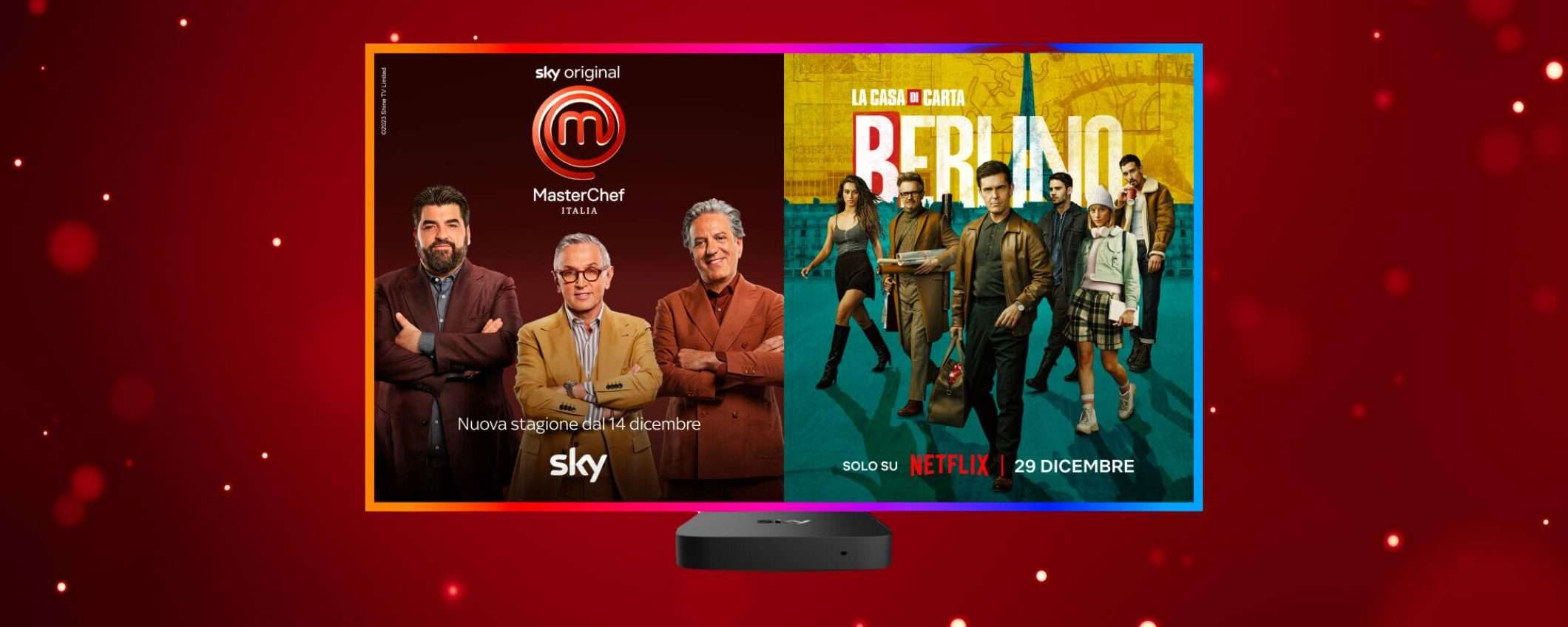 Per Natale regalati Sky e Netflix a soli 19,90 euro al mese Per Natale regalati Sky e Netflix a soli 19,90 euro al mese